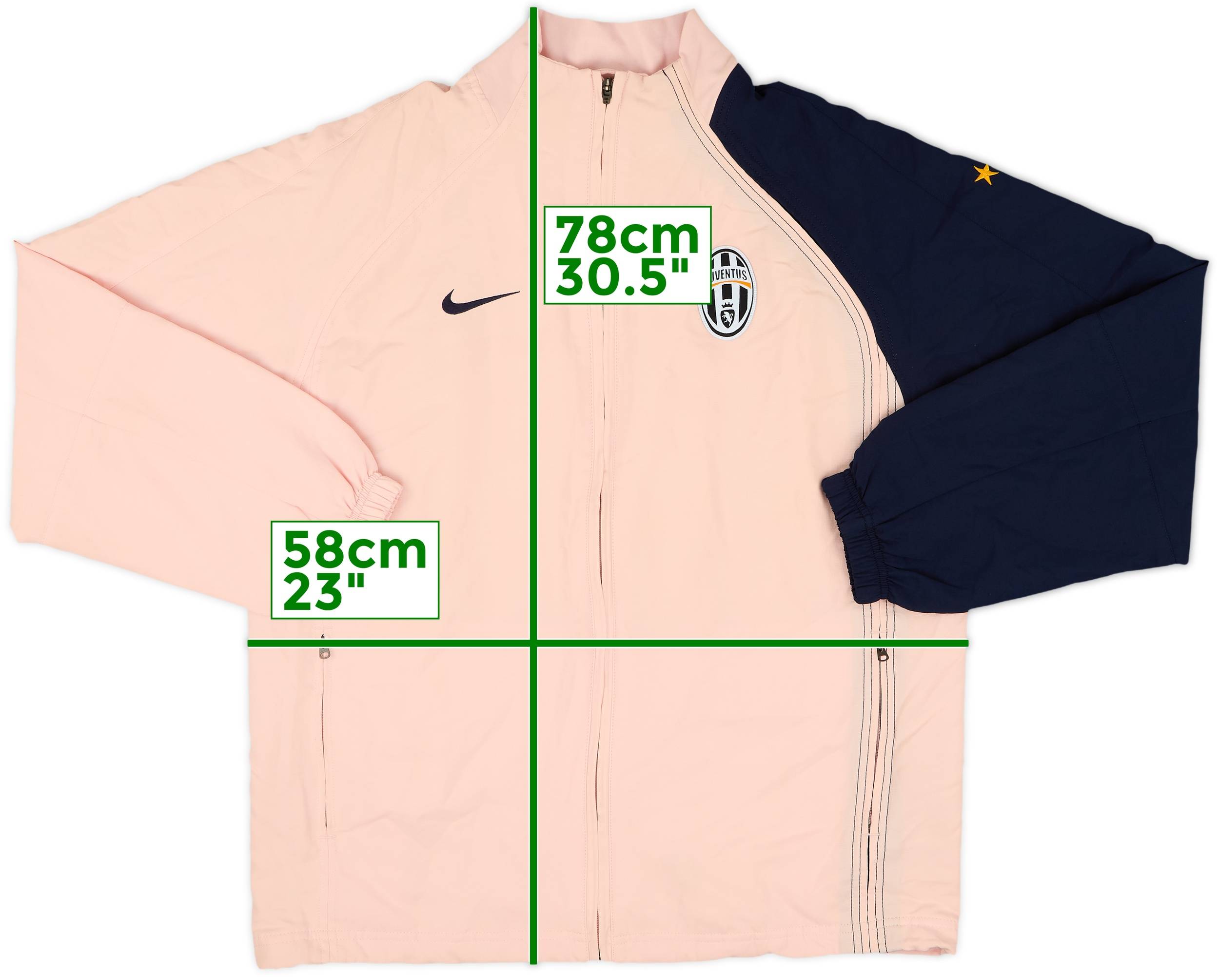 2004-05 Juventus Nike Track Jacket - 8/10 - (M)