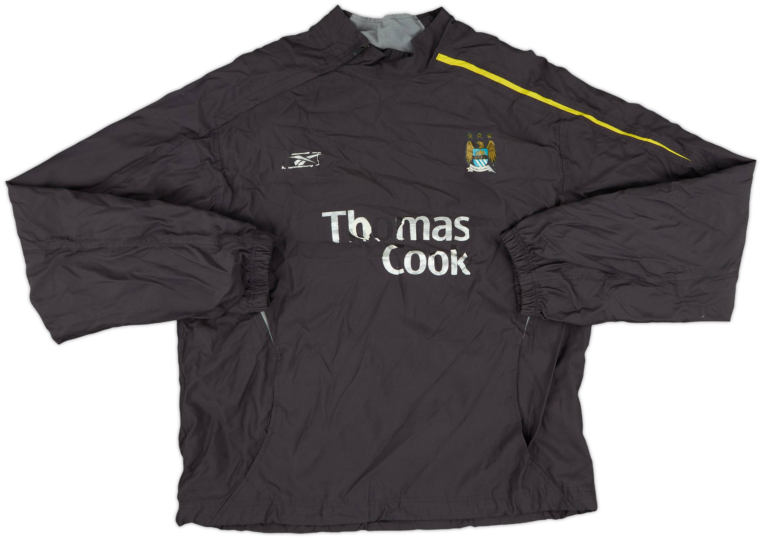 Vintage 90s Black Umbro Manchester City FC 1/4 Zip Pullover