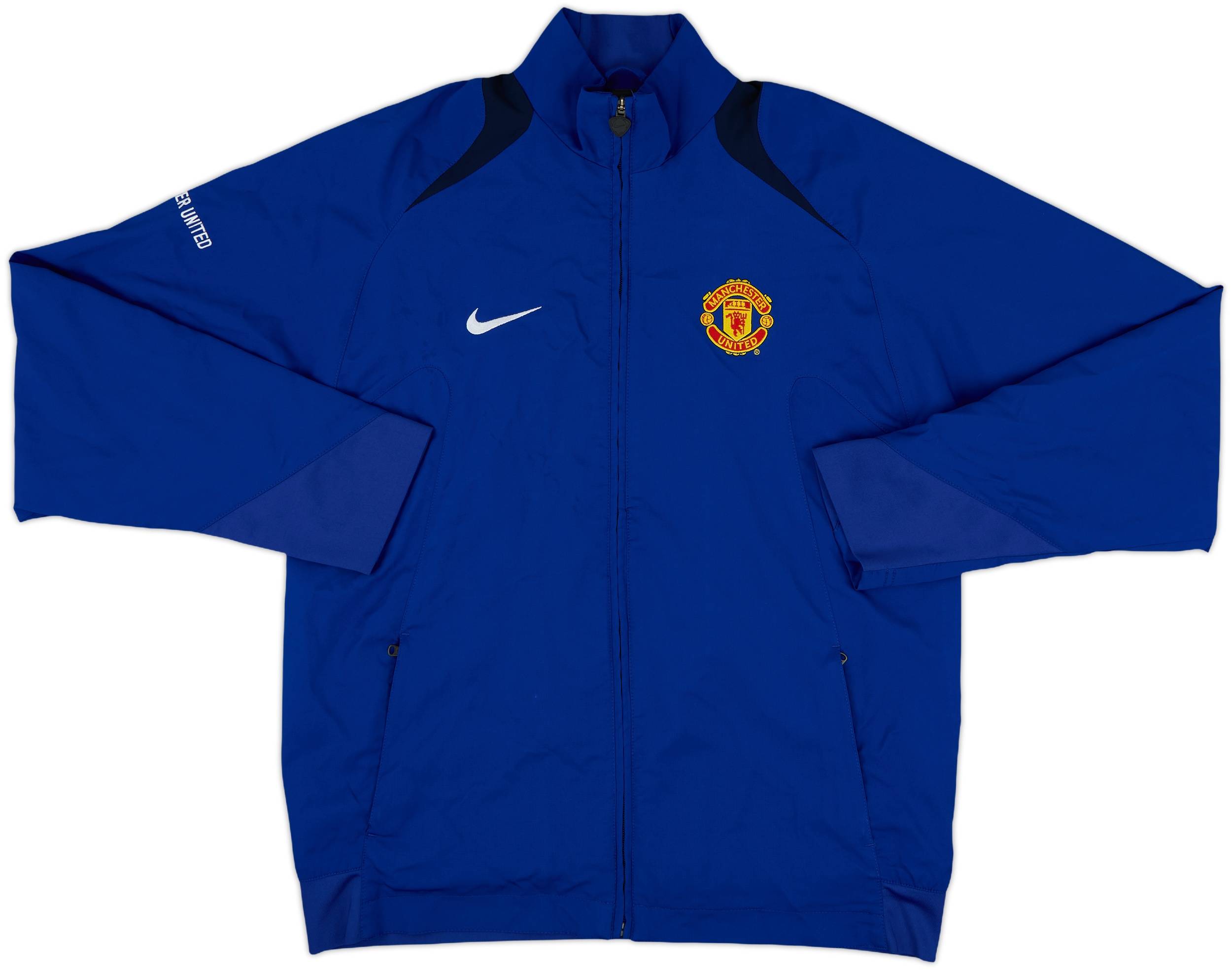 Nike Manchester United Men's Zip Up Jacket Soccer Sz M Black