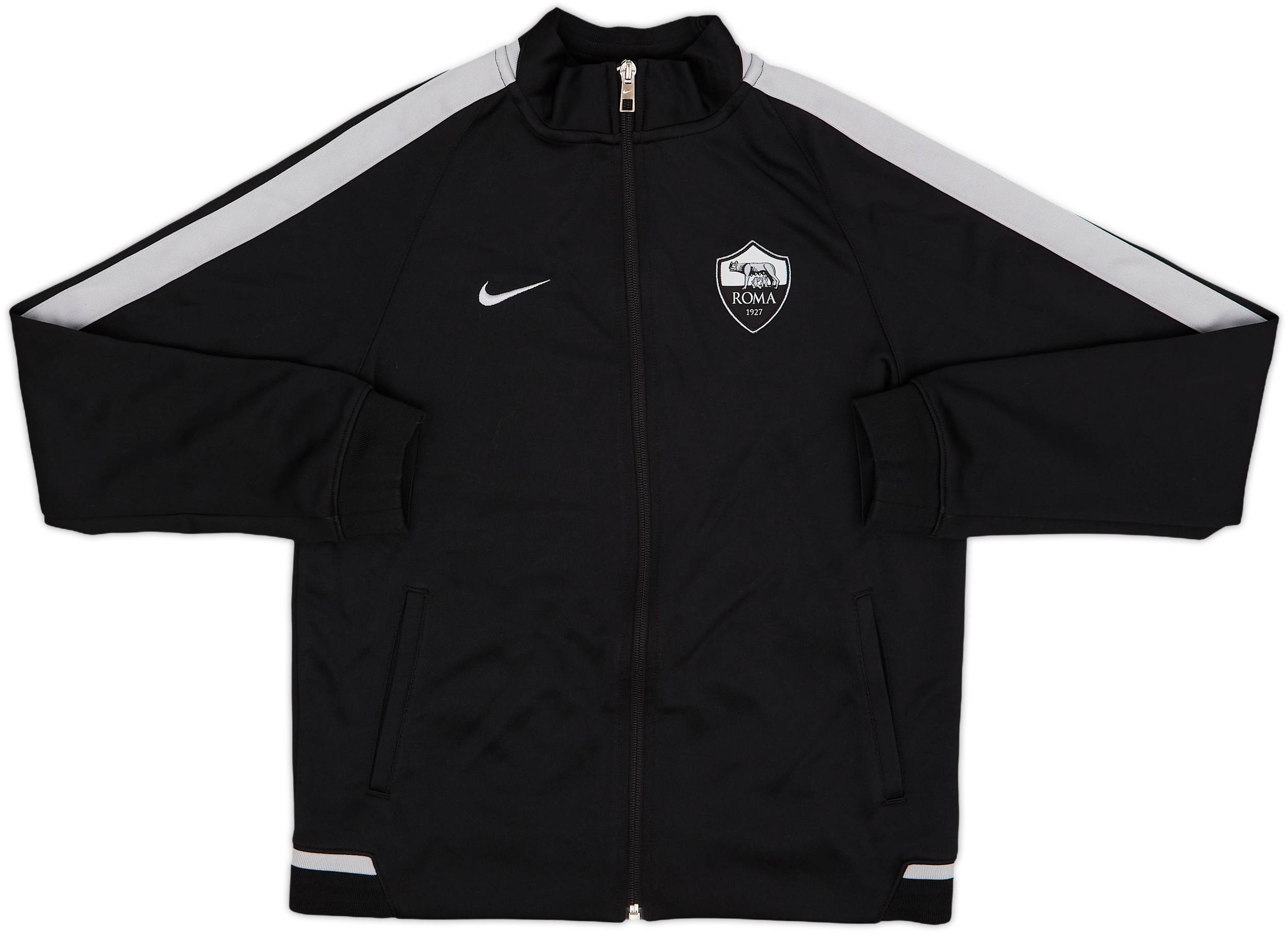 Nike DRI-FIT AS Roma トラックジャケット 2015-16 Roma Nike Track Jacket - 8/10 - (XL.Boys)