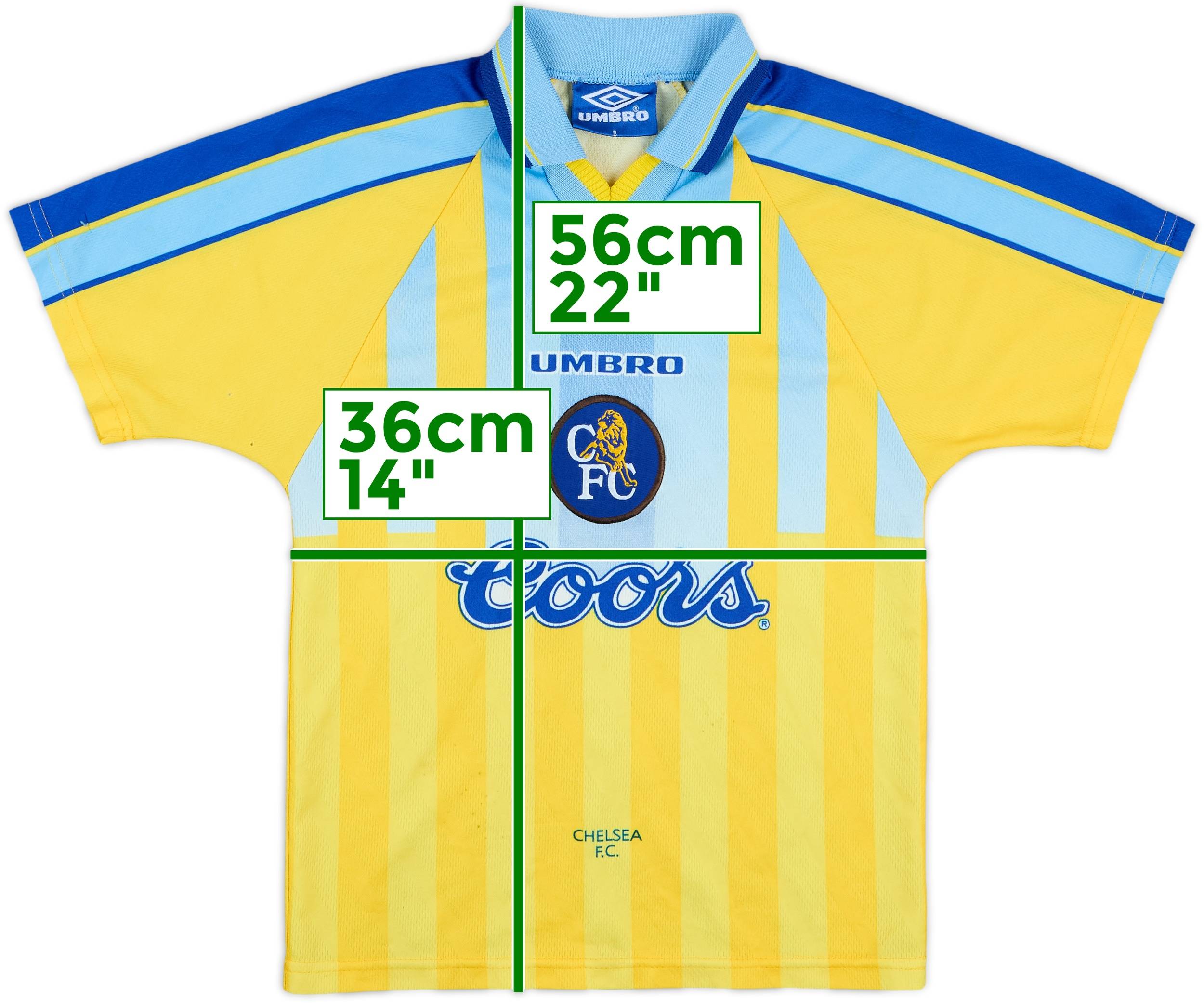 ウェア Chelsea Hone Shirt 1996-7 New 1996-97 Chelsea Away Shirt - 7/10 - (M.Boys)