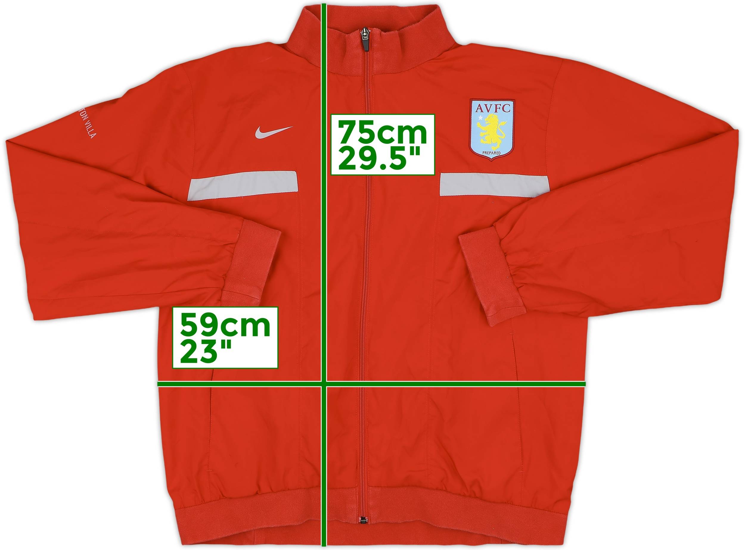 人気特価をすべて 2009-10 (L) - 8/10 - Jacket Track Nike Villa Aston ウェア