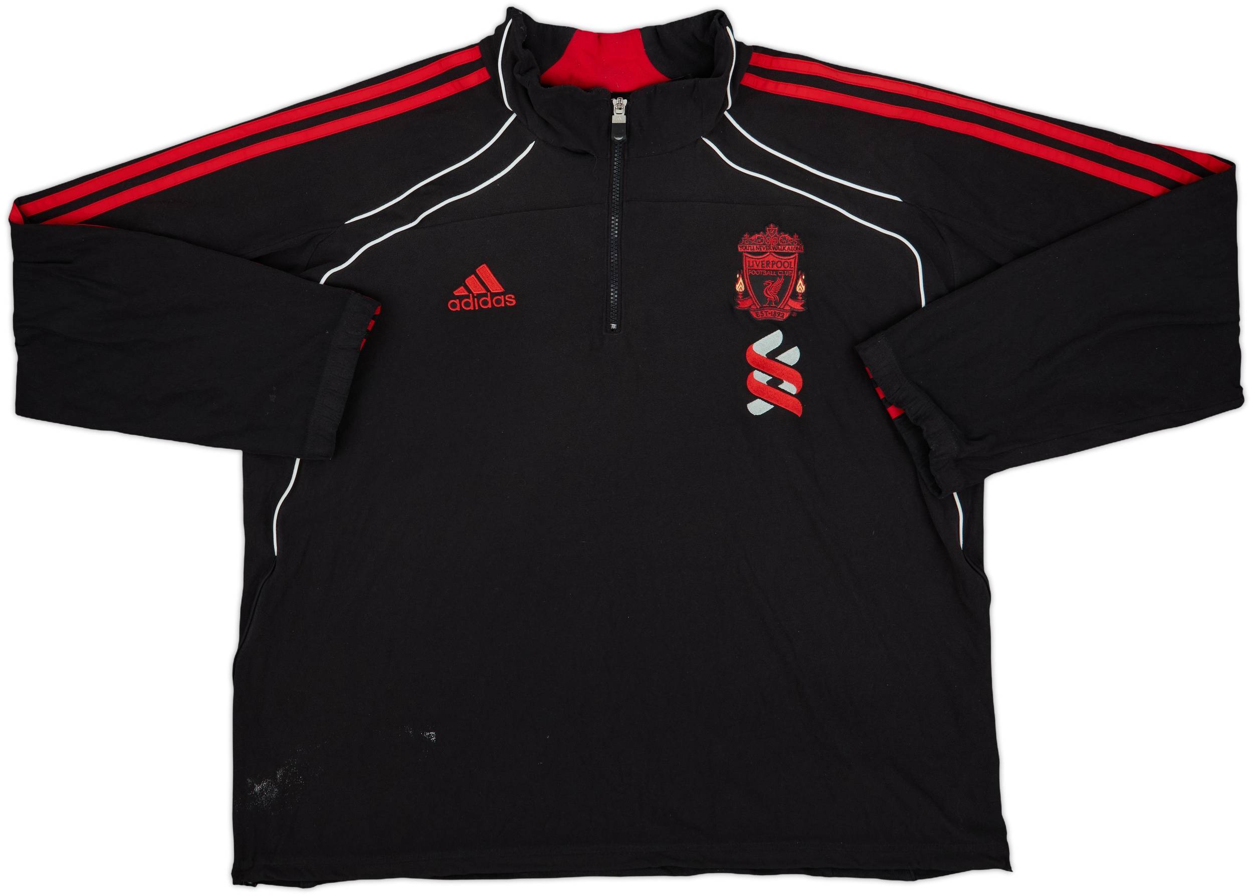 2006-07 Liverpool adidas Sweat Top - 9/10 - (L)