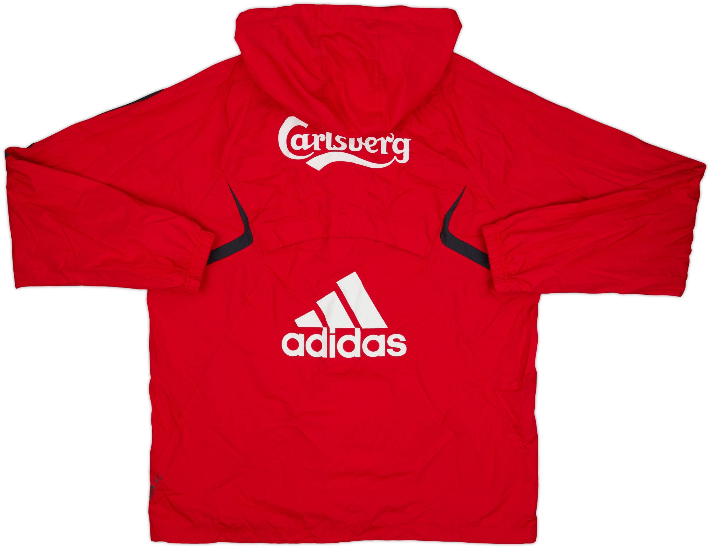 海外並行輸入正規品 2009-10 Liverpool adidas Hooded Rain Jacket - 9/10 - (M/L) ウェア