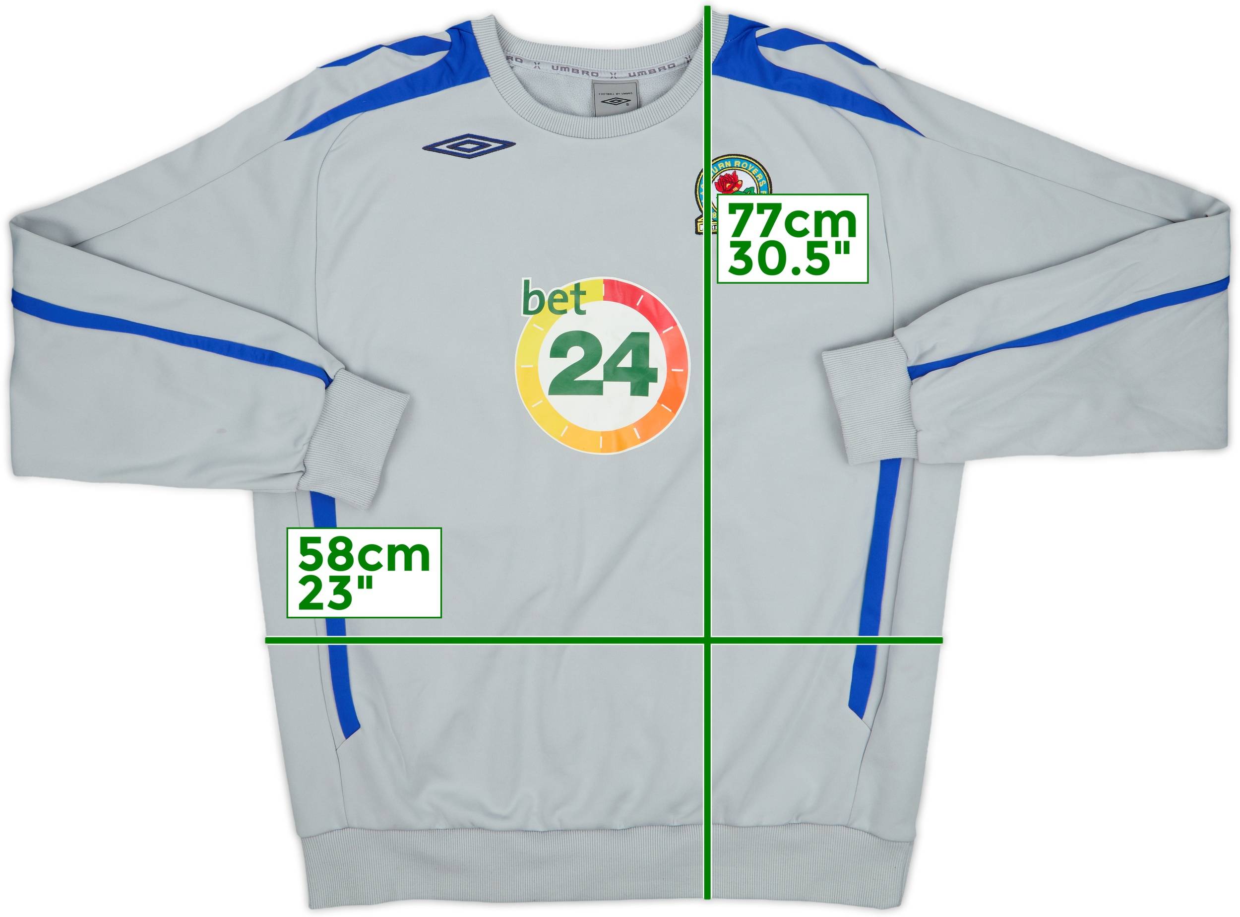 ー品販売  Rovers Blackburn 2007-08 Umbro (XXL) - 6/10 - Top Sweat ウェア