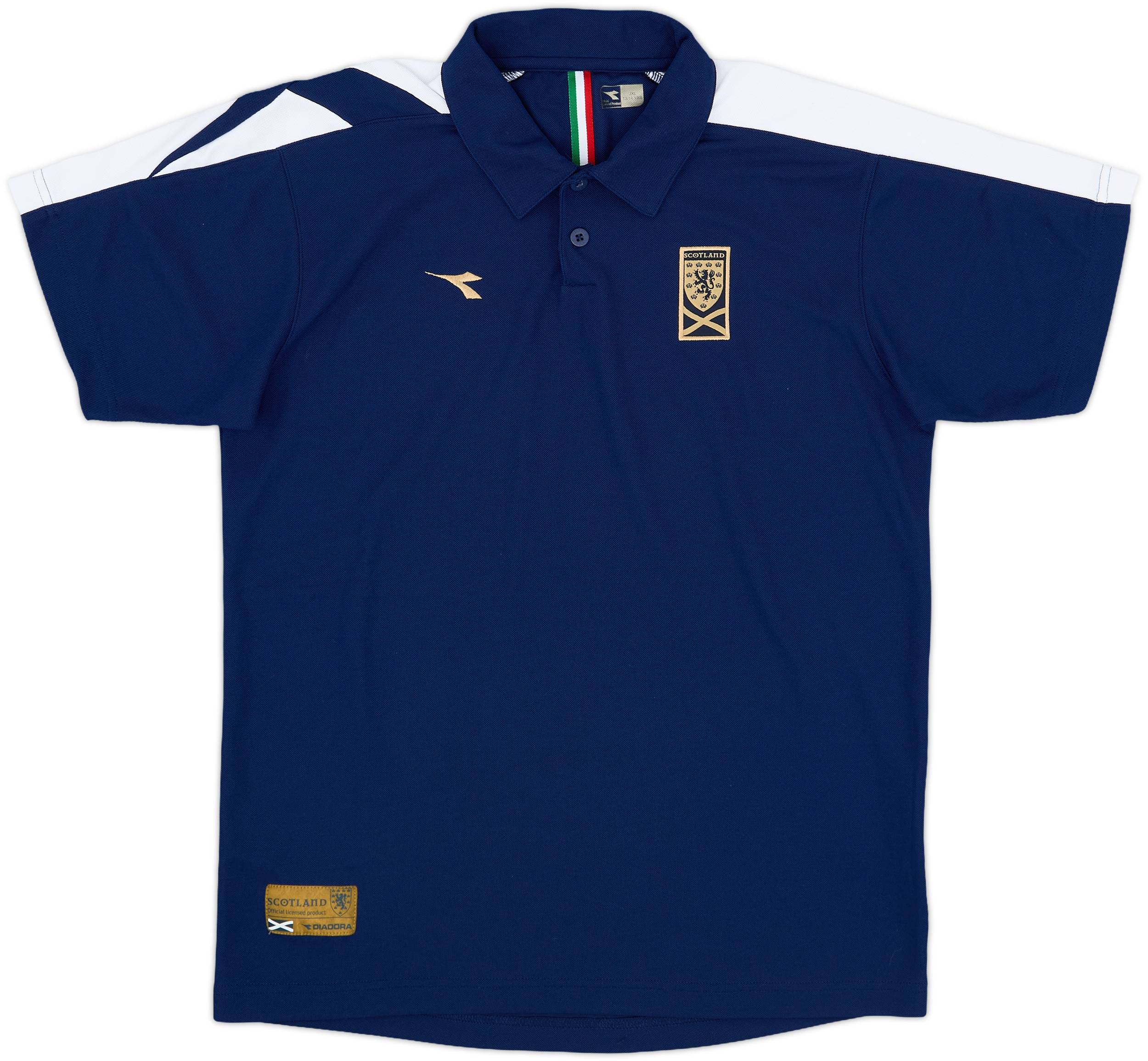 2007-08 Scotland Diadora Polo Shirt - 10/10 - (L.Boys)