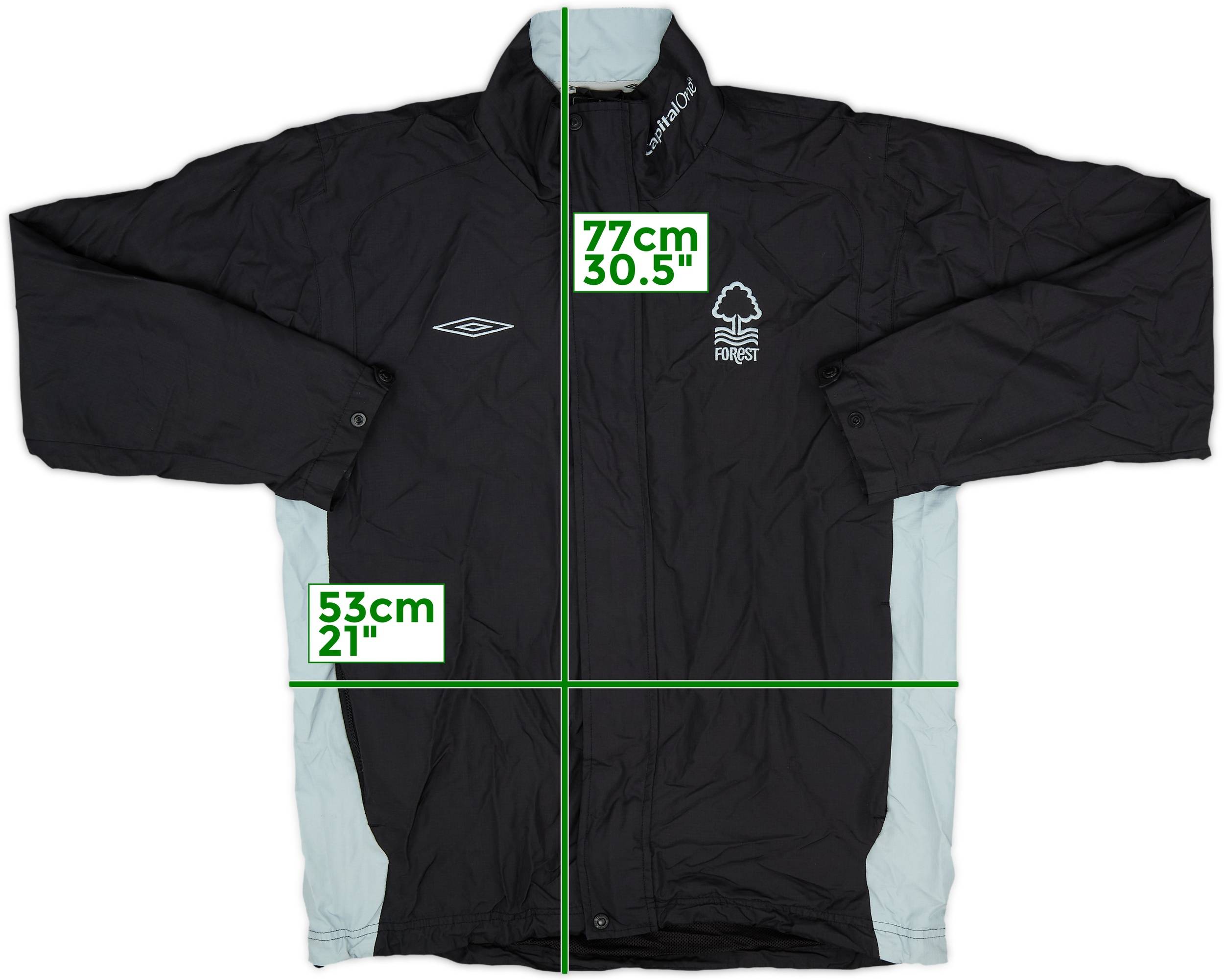 2005-06 Nottingham Forest Umbro Track Jacket - 7/10 - (S)