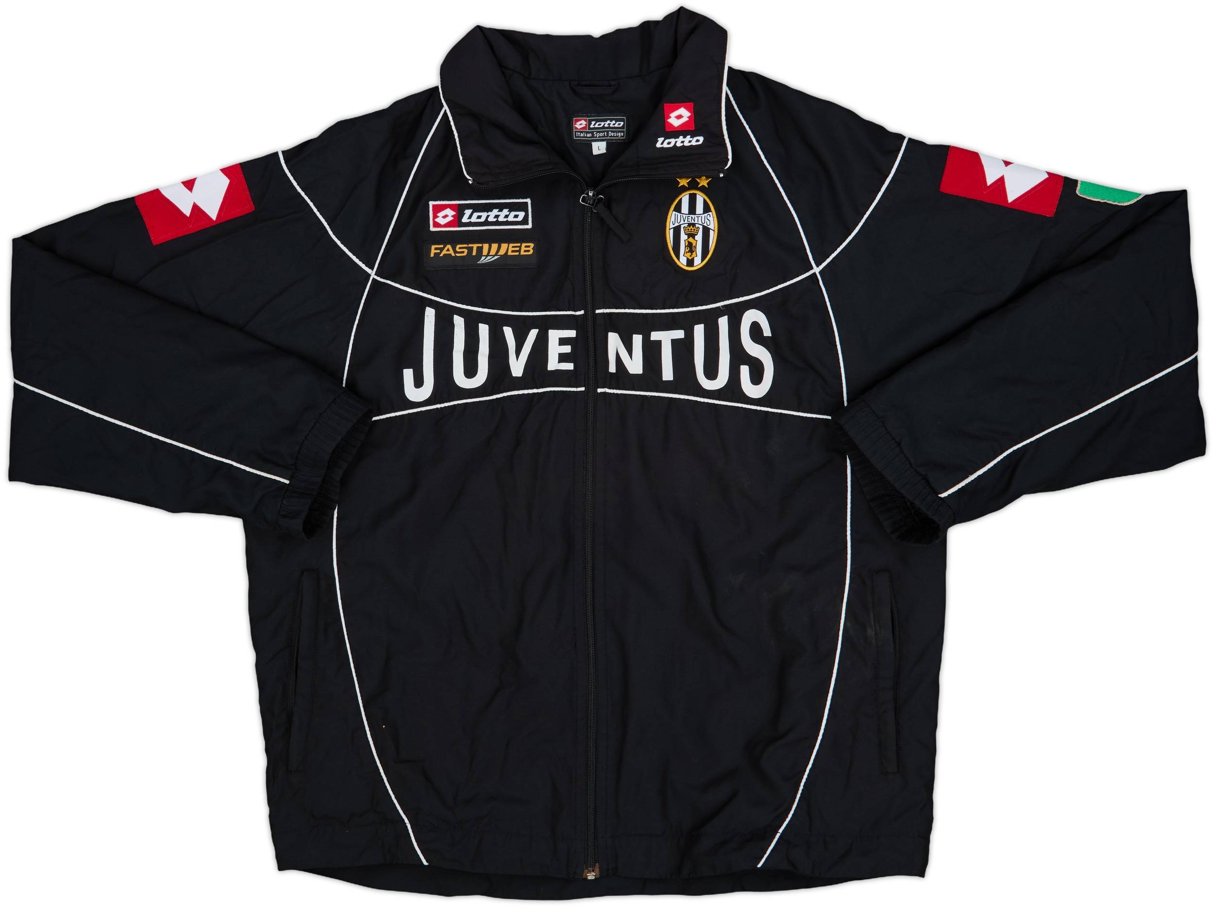 Juventus 2002 - 2003 football Lotto Track Jacket size Extra