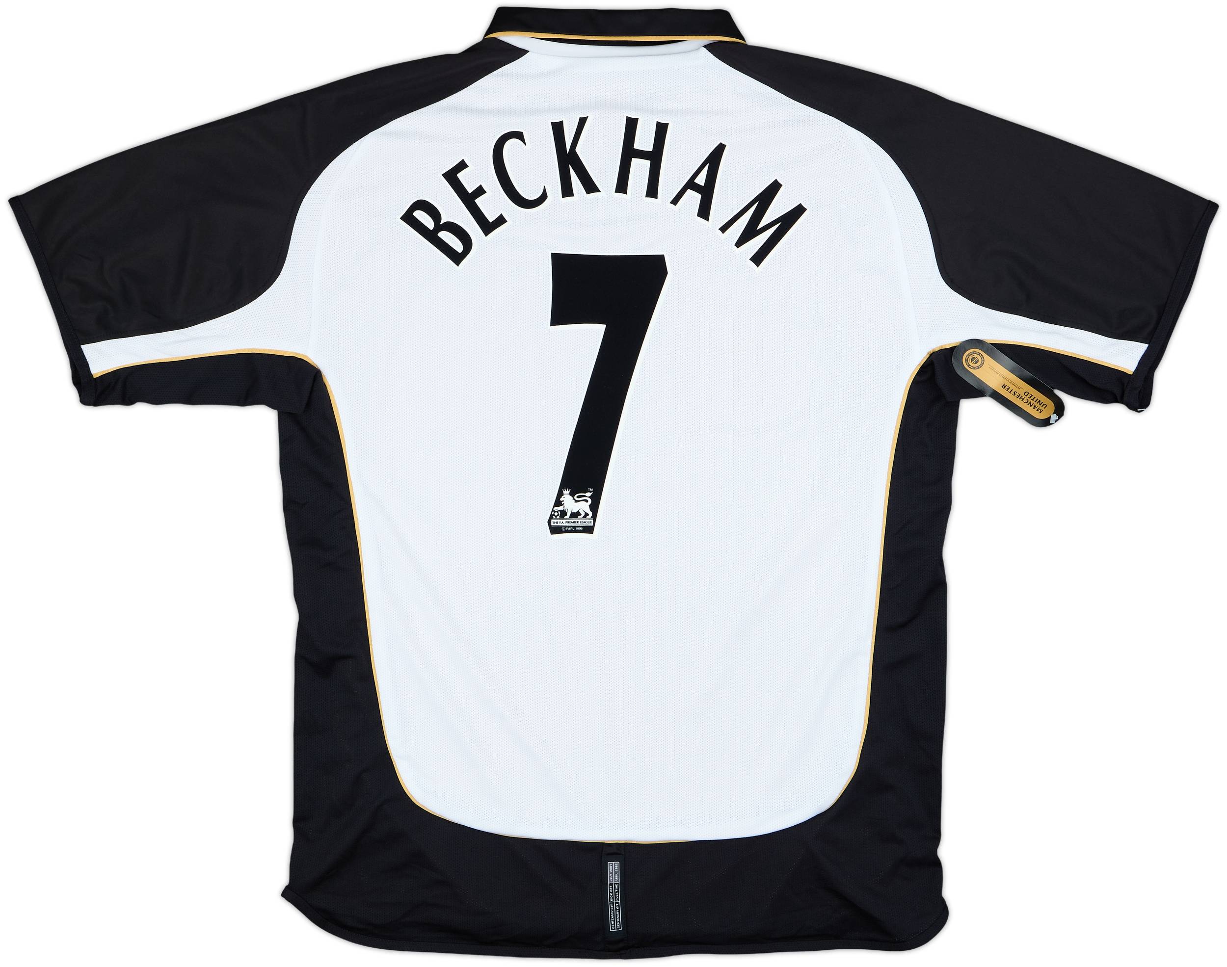 2001-02 Manchester United Centenary Away/Third Shirt Beckham #7 (XL)