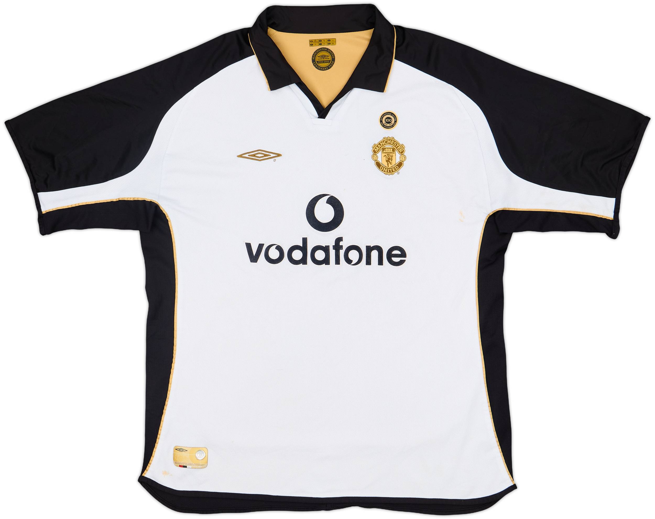 2001-02 Manchester United Centenary Away/Third Shirt Beckham #7