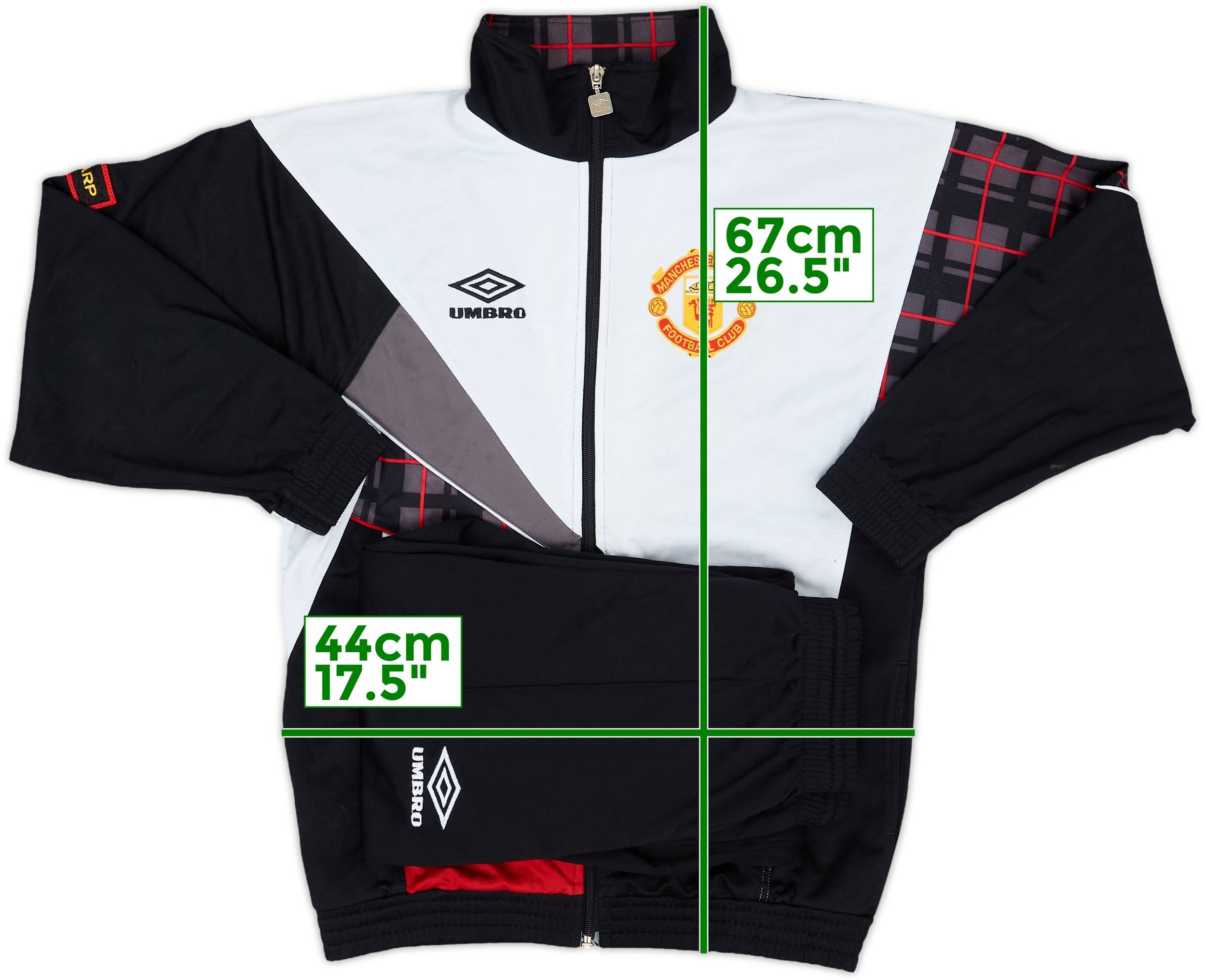 未着用　UMBRO manchester united 1992-93 Manchester United Umbro Tracksuit - 8/10 - (Y)
