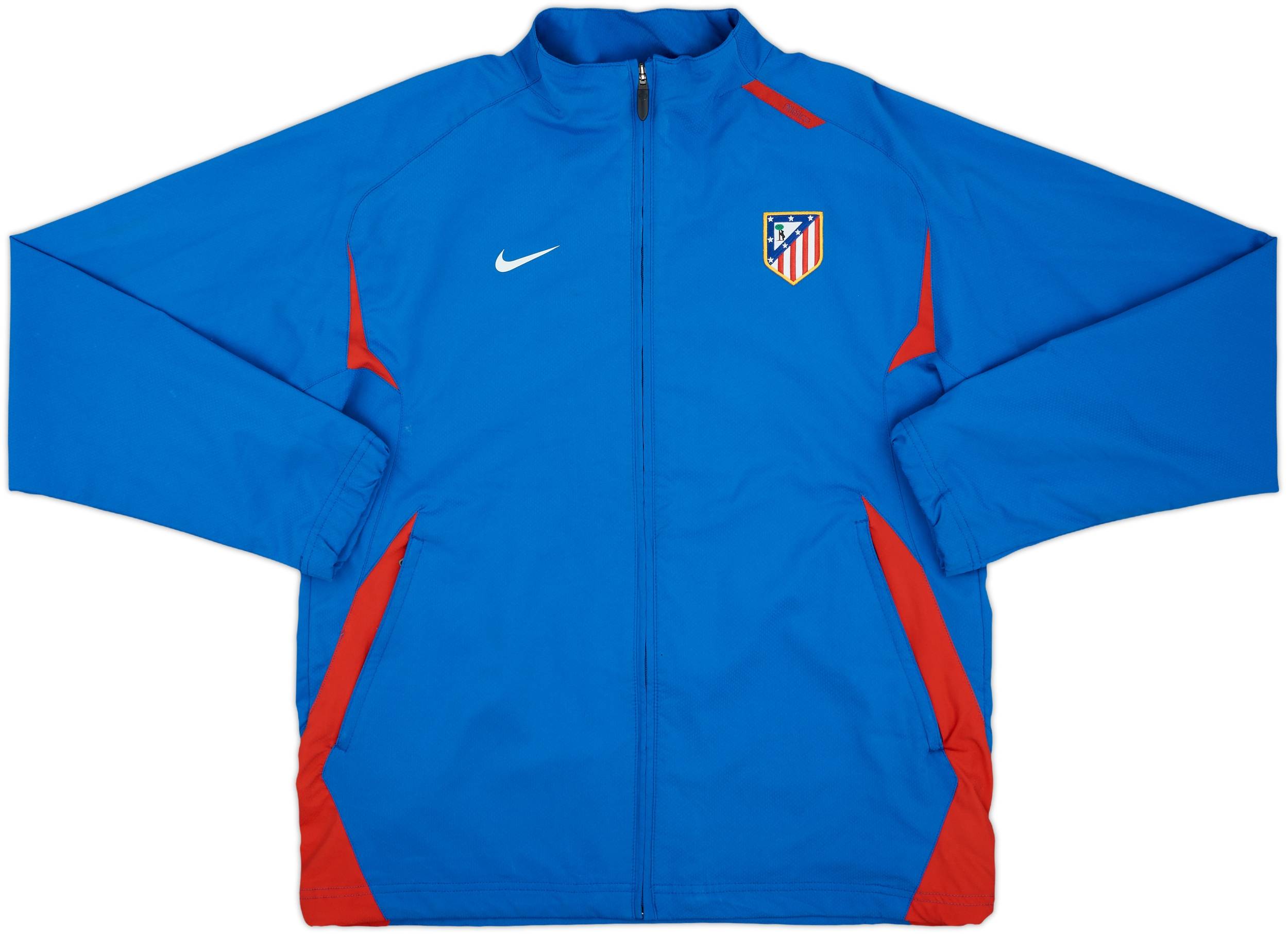 2007-08 Atletico Madrid Nike Track Jacket - 9/10 - (L)