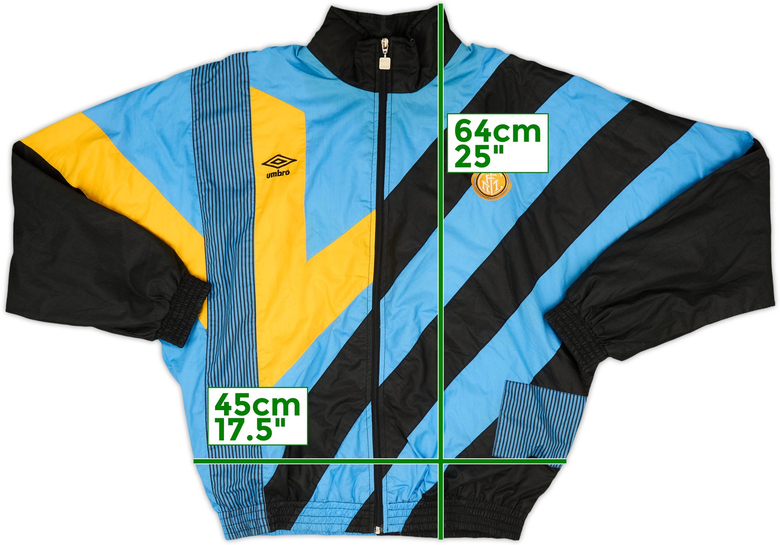 2025新作モデル 1992-93 Inter Milan Umbro Track Jacket - 8/10 - (L) 額縁