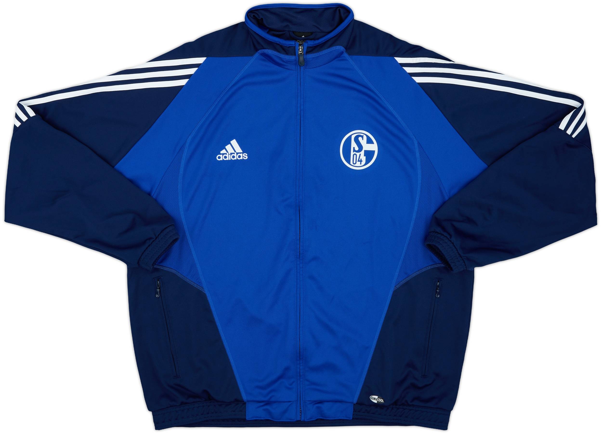2005-06 Schalke adidas Track Jacket - 8/10 - (XXL)