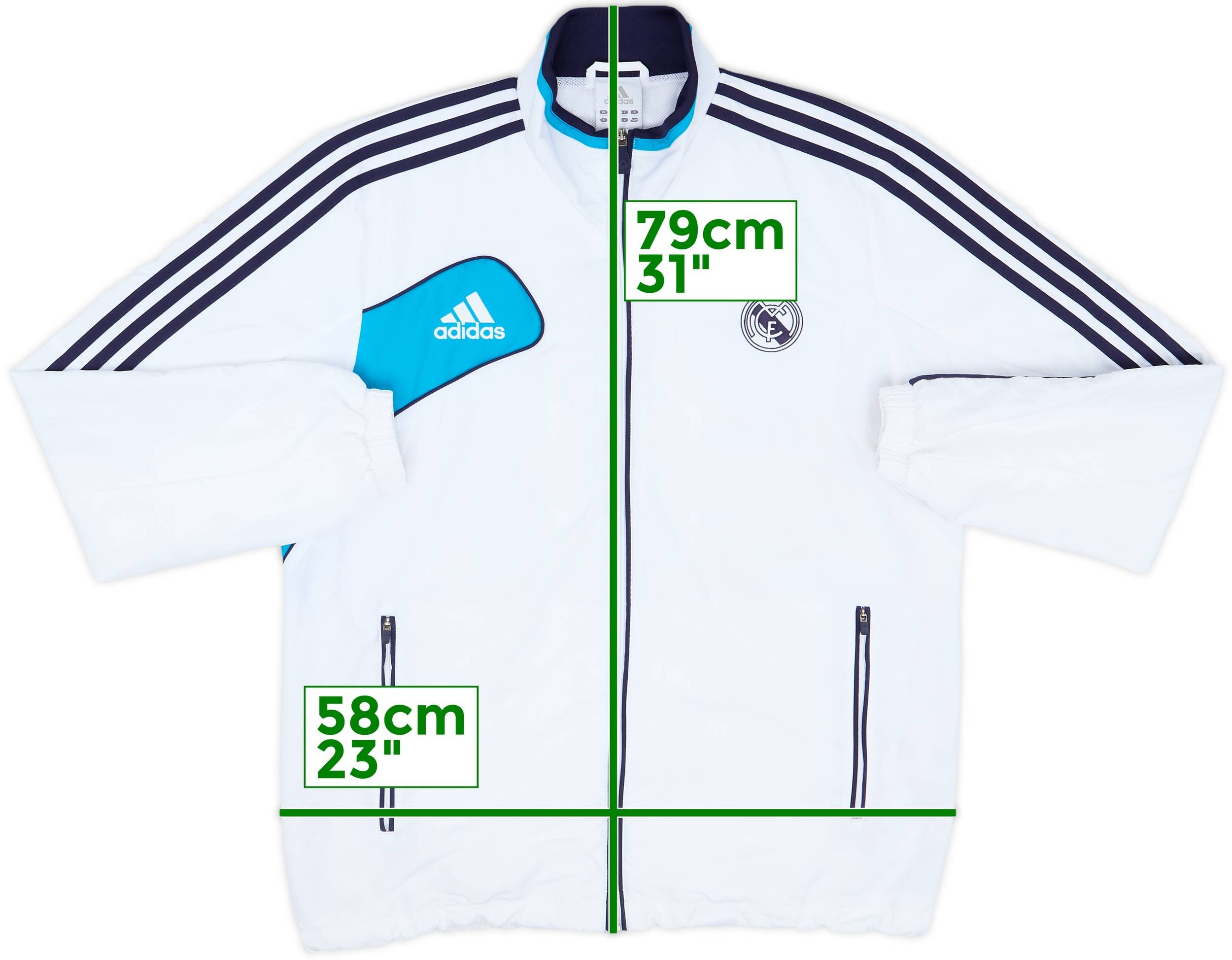 【古着】adidas Real Madrid 長袖シャツ 110周年 12-13 2012-13 Real Madrid adidas Track Jacket - 10/10 - (L)