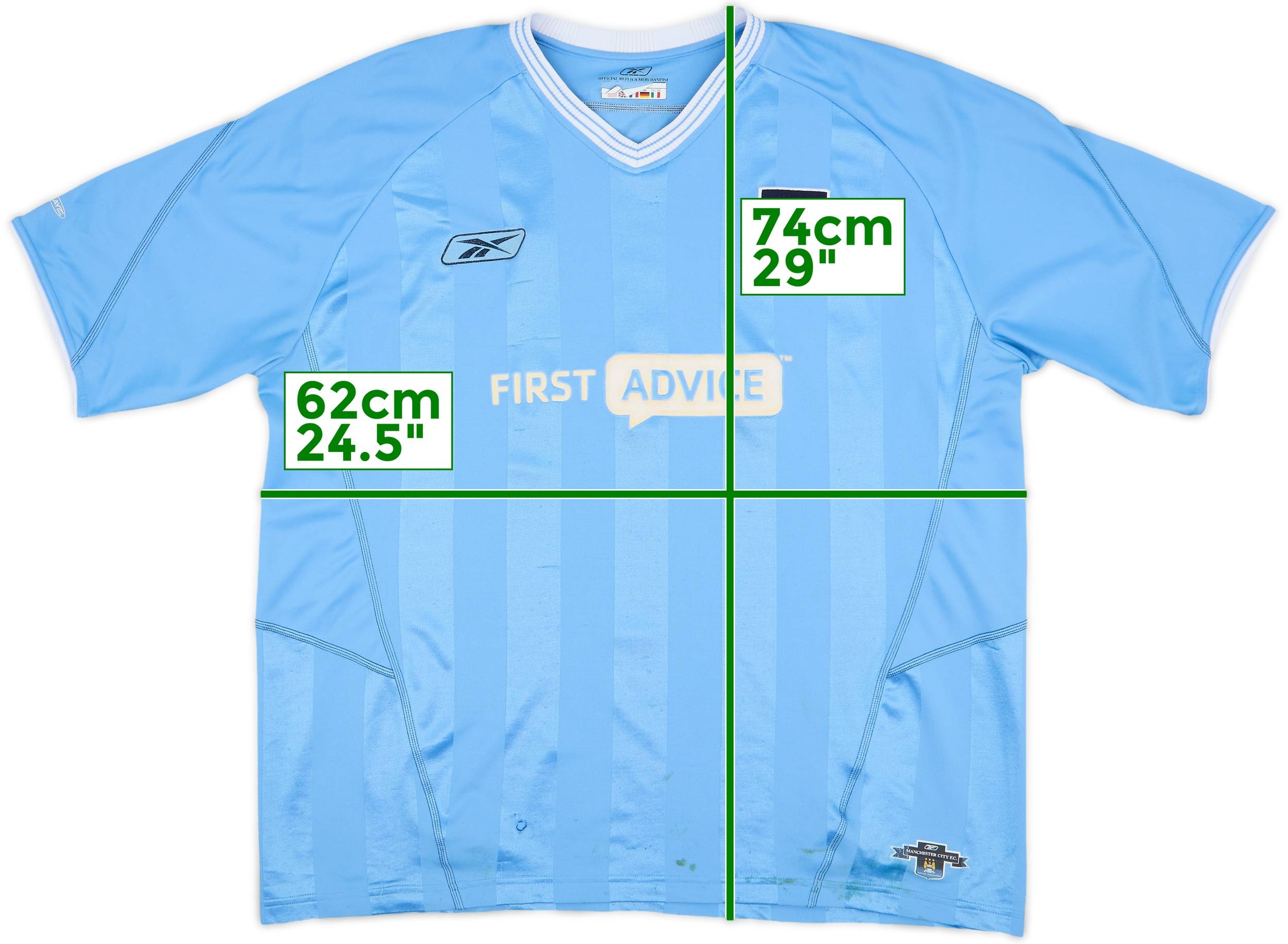 第一ネット 2003-04 Manchester (XL) - 4/10 - Shirt Home City ウェア