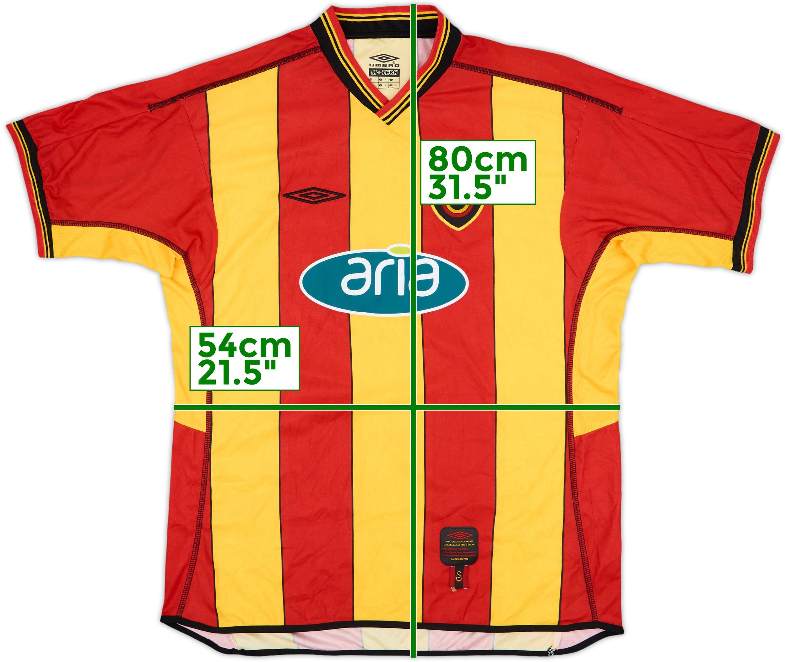 2002-03 Galatasaray Home Shirt - 8/10 - (L)