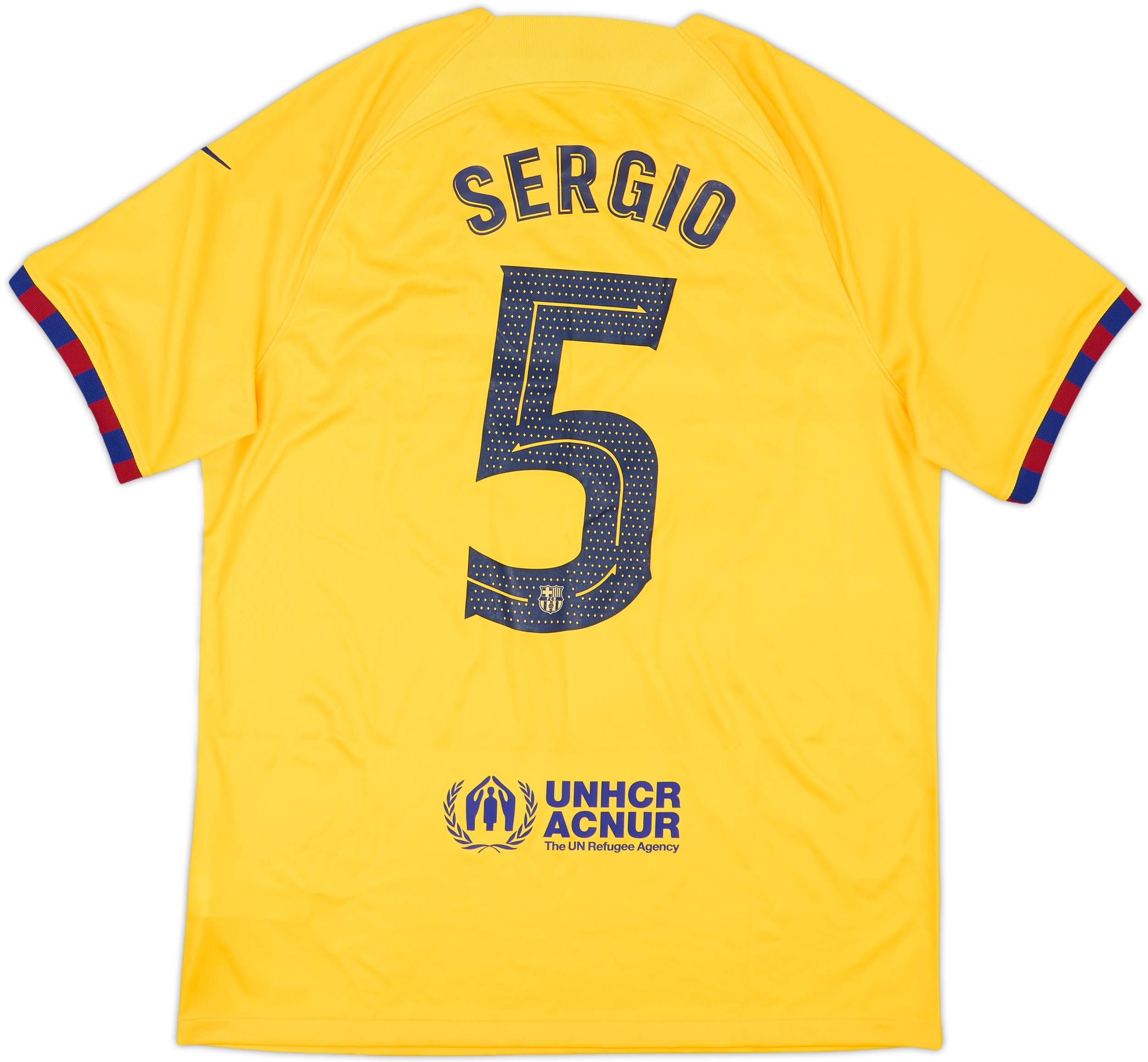 2023-24 Barcelona Fourth Shirt Sergio #5 (L)
