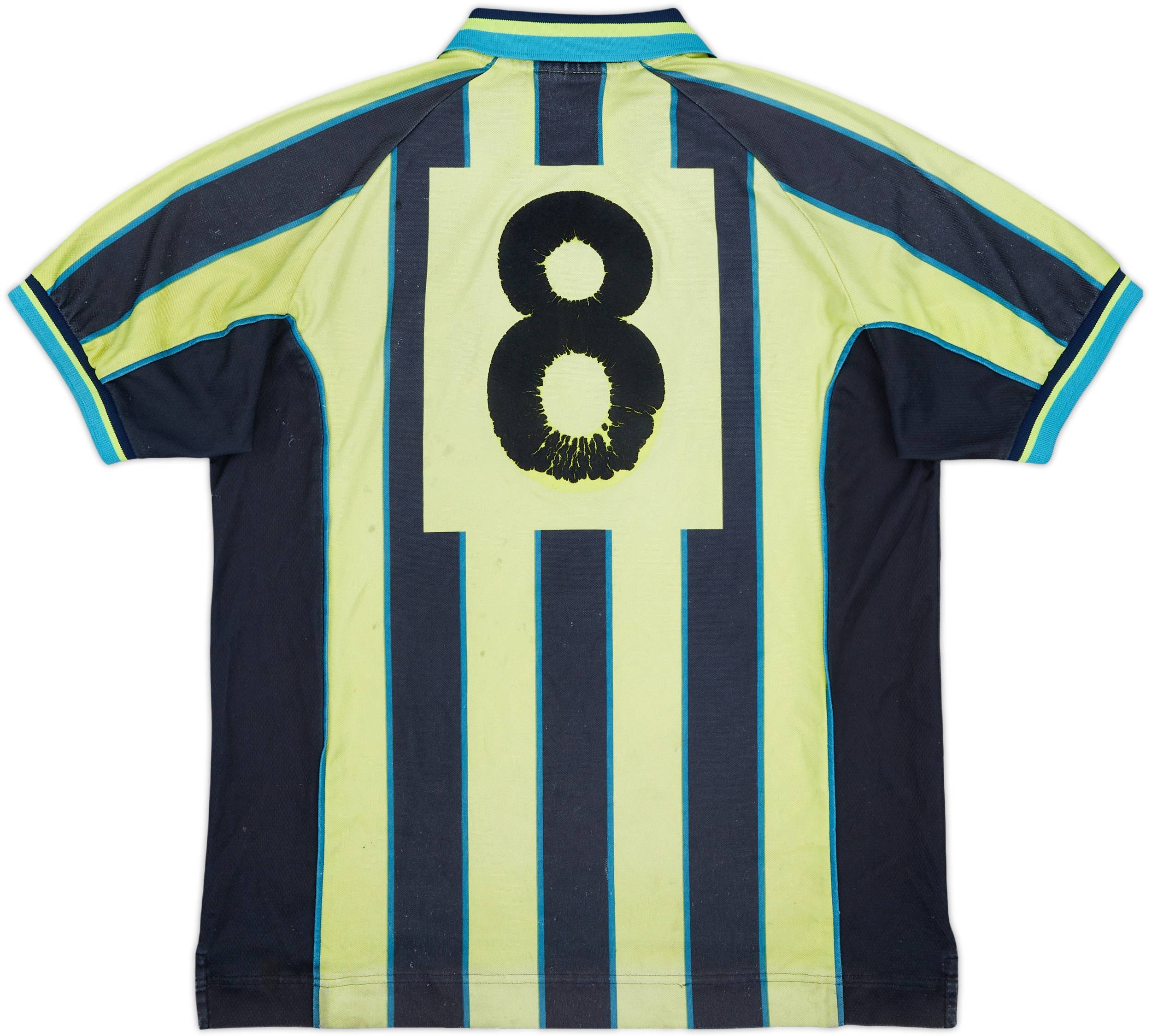 1998-99 Manchester City Signed Away Shirt - 7/10 - (S)