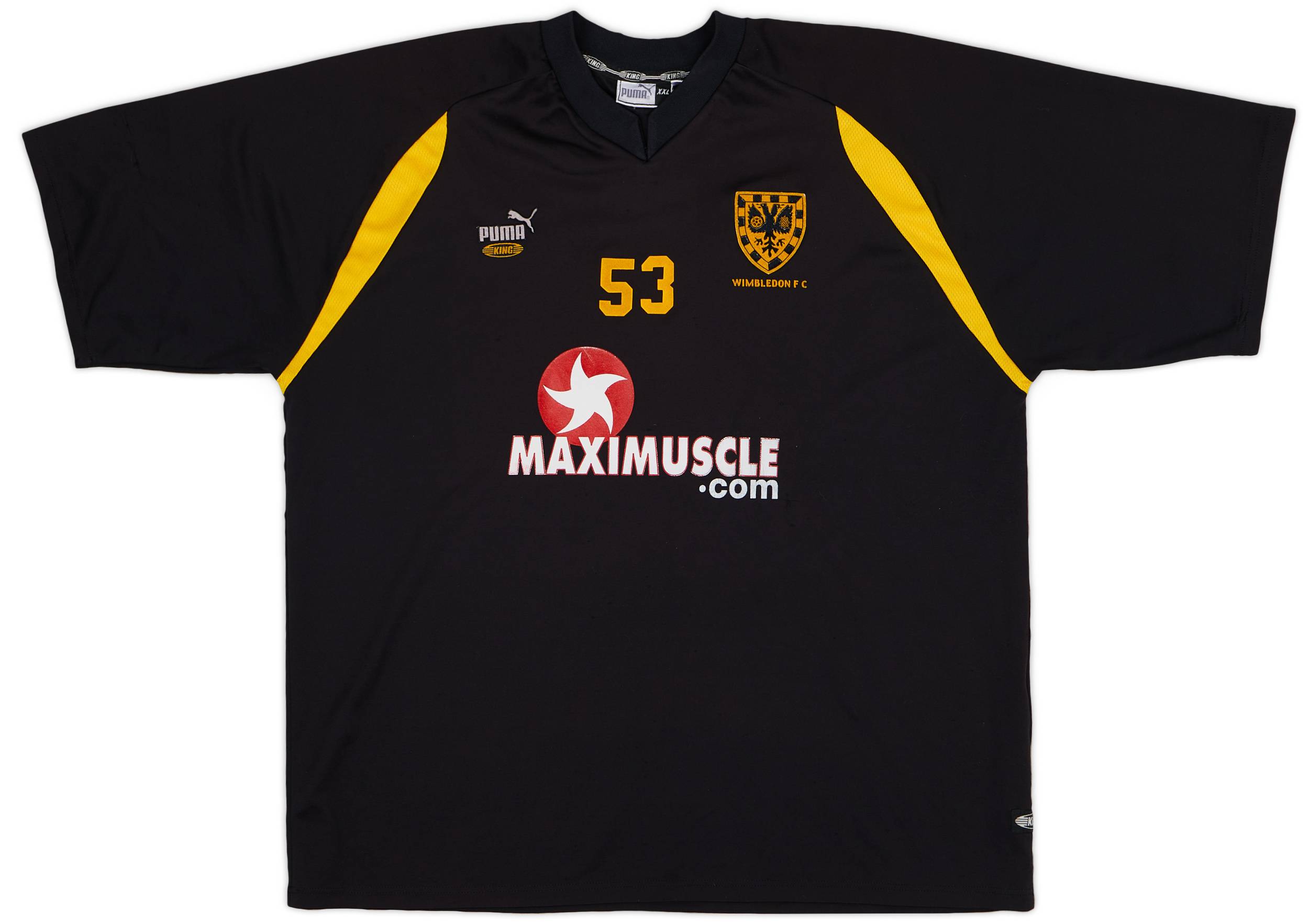 2001-02 Wimbledon Puma Player Issue Training Shirt #53 - 8