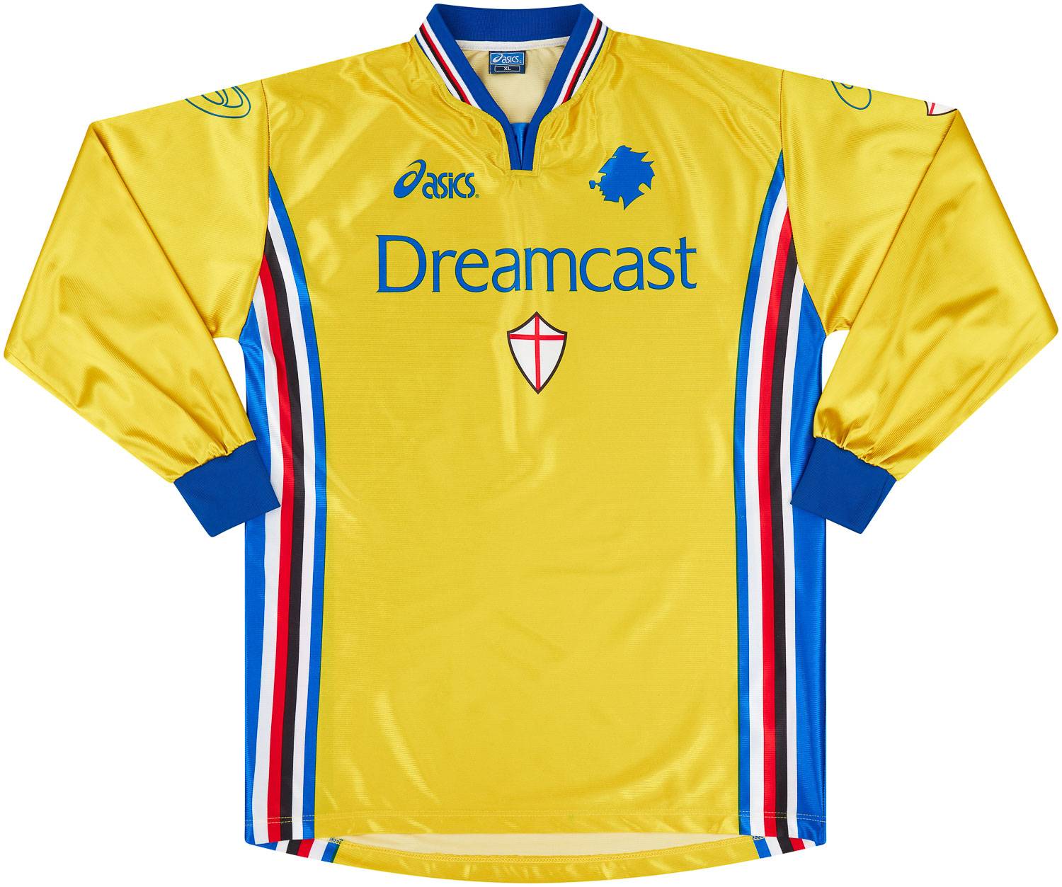 サンプドリア ビンテージユニフォーム 1999-00 Sampdoria L/S Third Shirt - 8/10 - (XL)