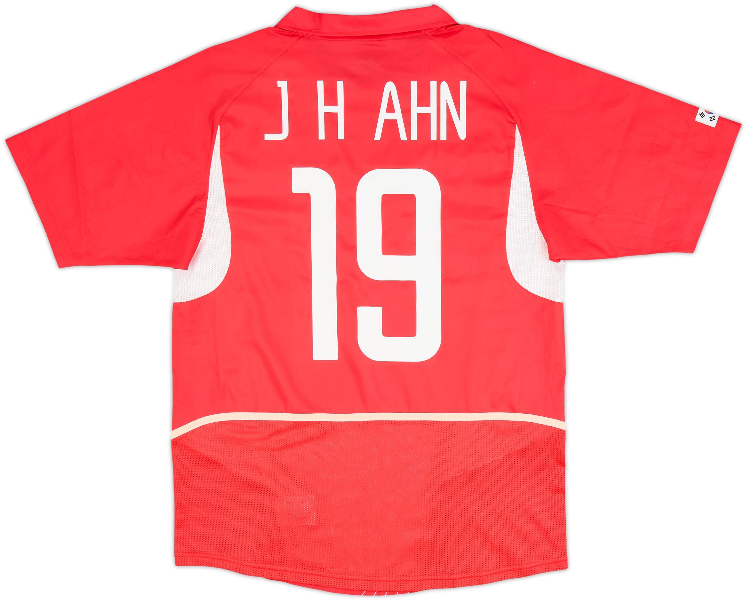 2002-03 South Korea Home Shirt J.H.Ahn #19