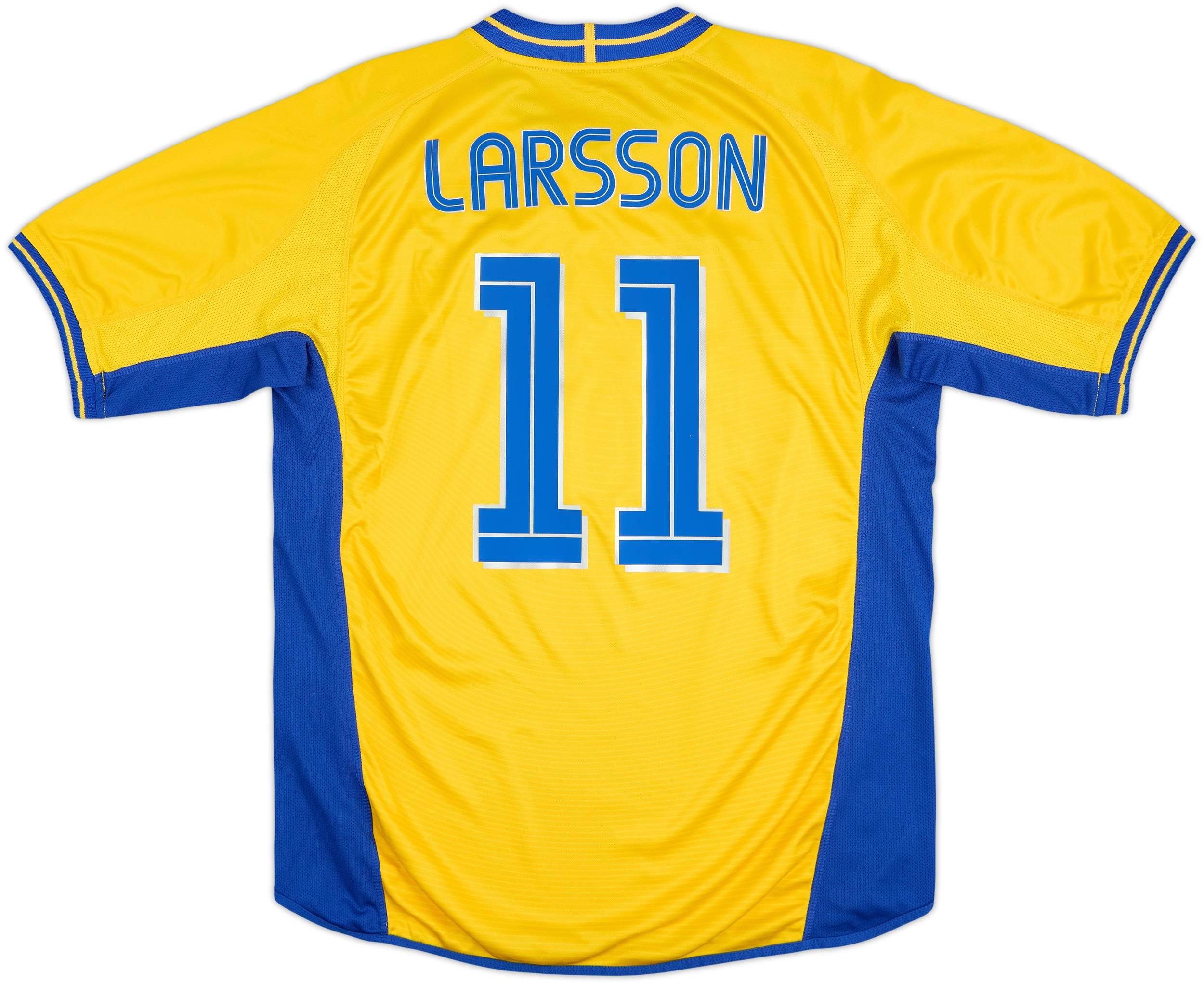 2003-04 Sweden Home Shirt Larsson #11