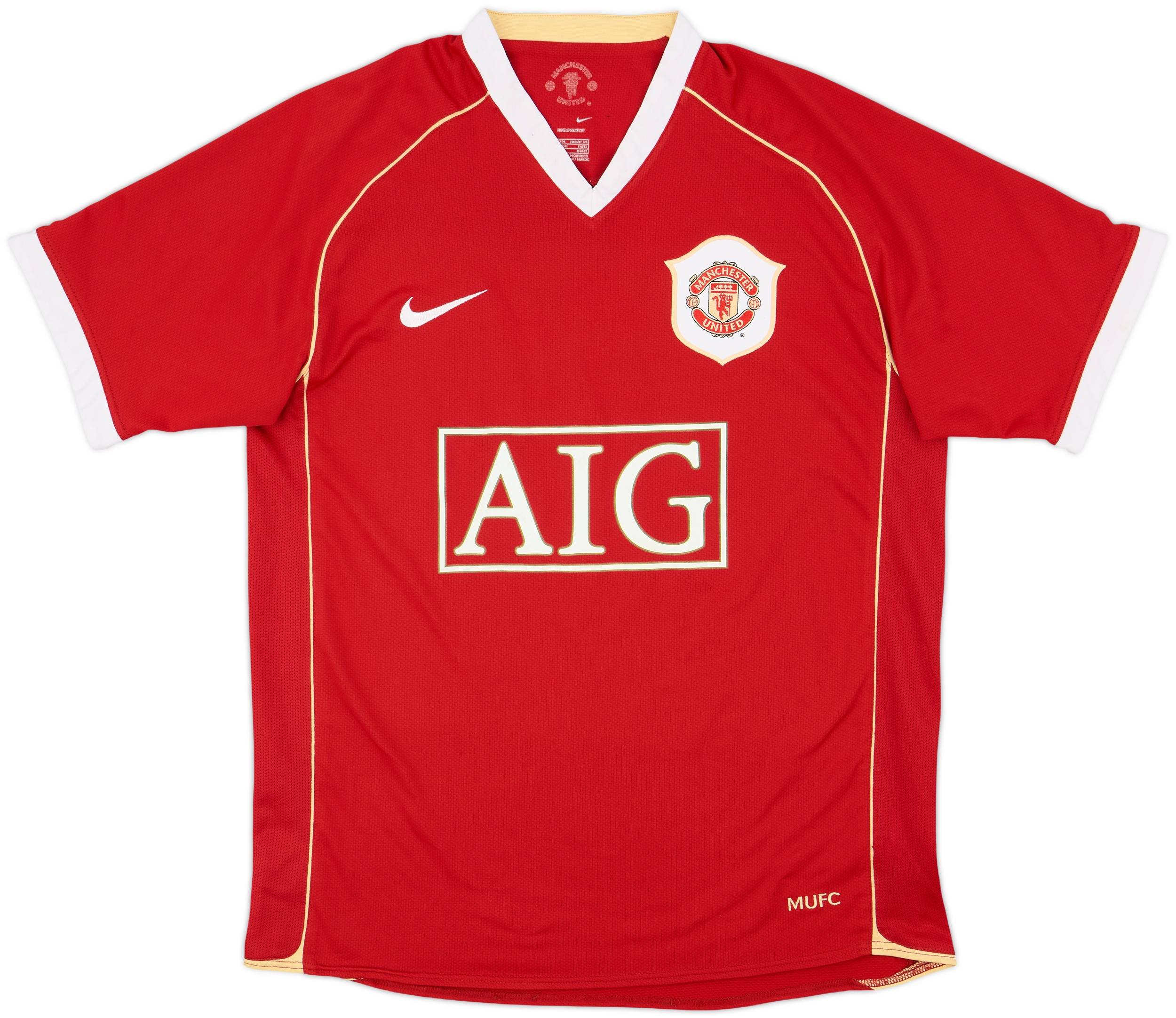 格安saleスタート ボ United Manchester 2006-07 Home (M) - 7/10 - #8 Rooney Shirt ウェア