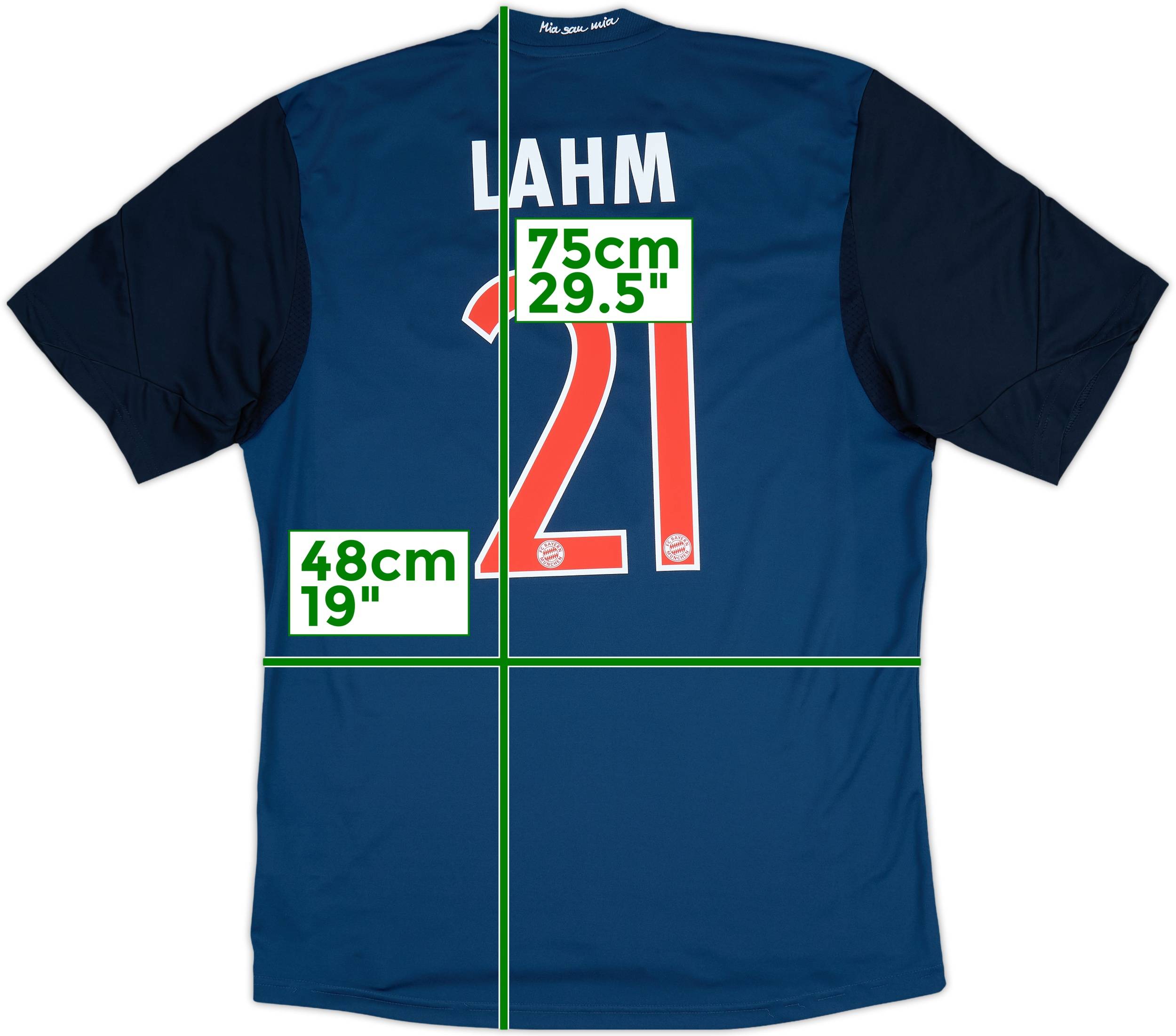 Bayern München 2013-14 Thirdユニ 21 LAHM 2014-15 Bayern Munich Third Shirt Lahm #21 - 4/10 - (L.Boys)