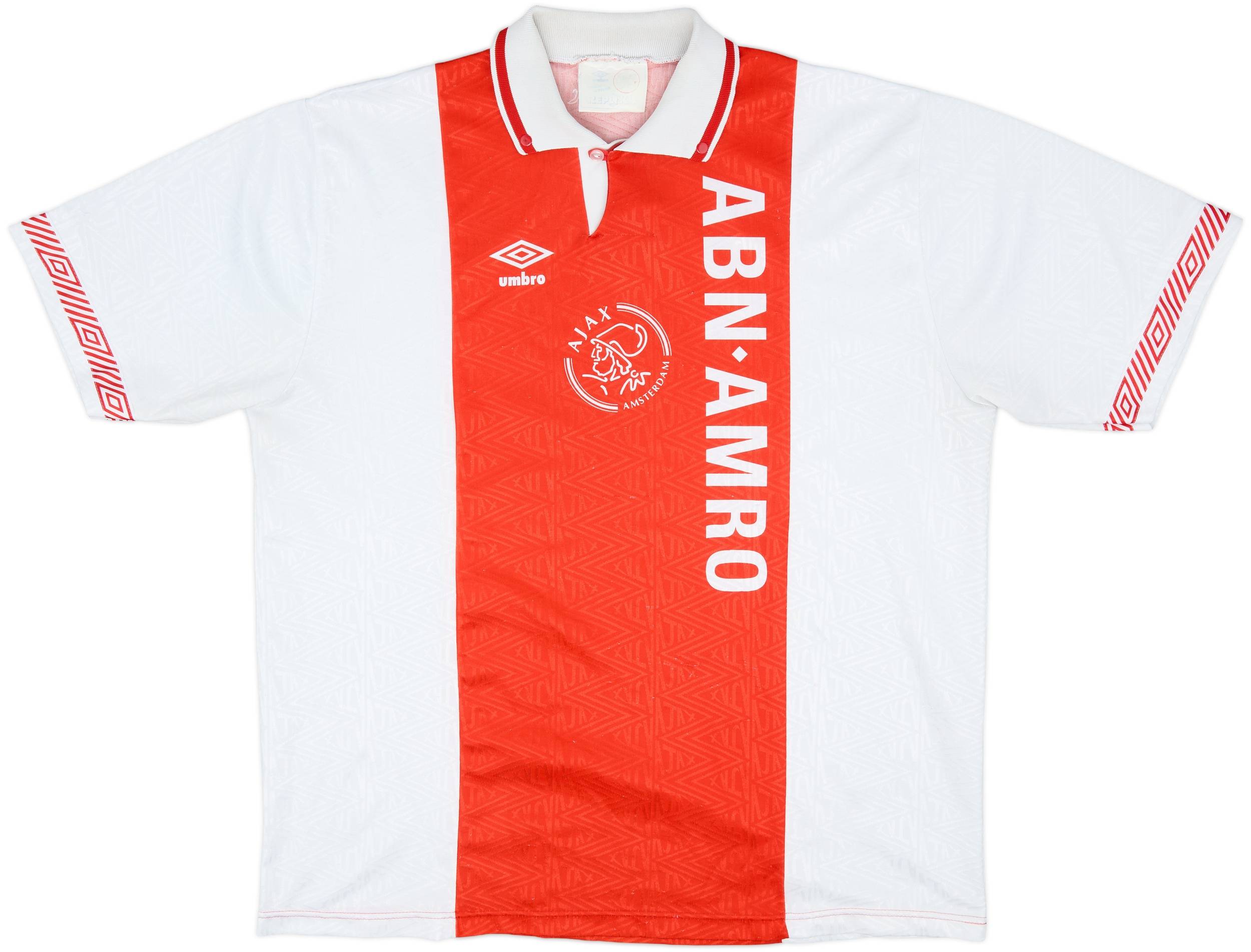 UNBRRO アヤックス 91-93 ユニフォーム 90s アンブロ Ajax AJAX 1991 1993 HOME SHIRT FOOTBALL SOCCER JERSEY UMBRO MENS