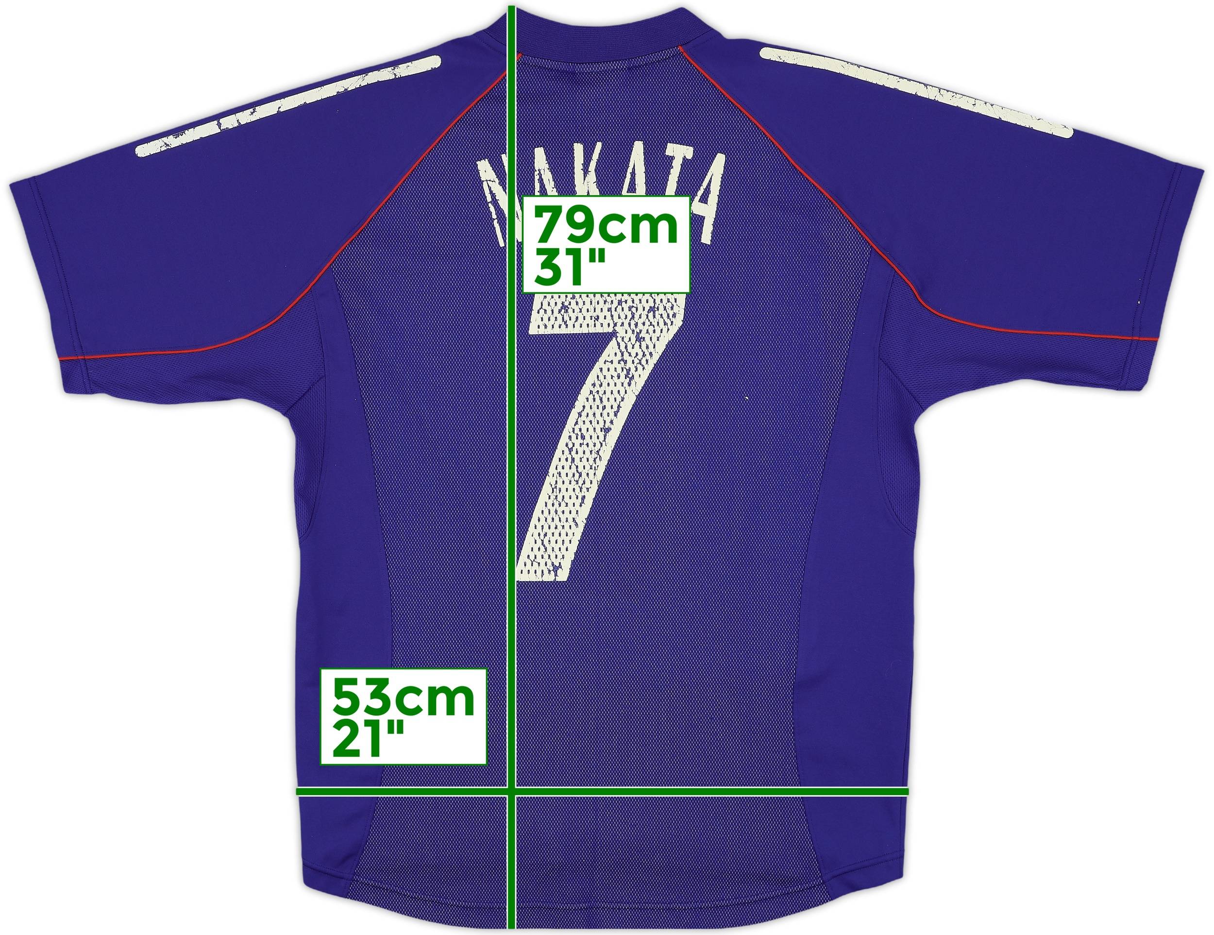 2002-04 Japan Home Shirt Nakata #7 - 4/10 - (S)