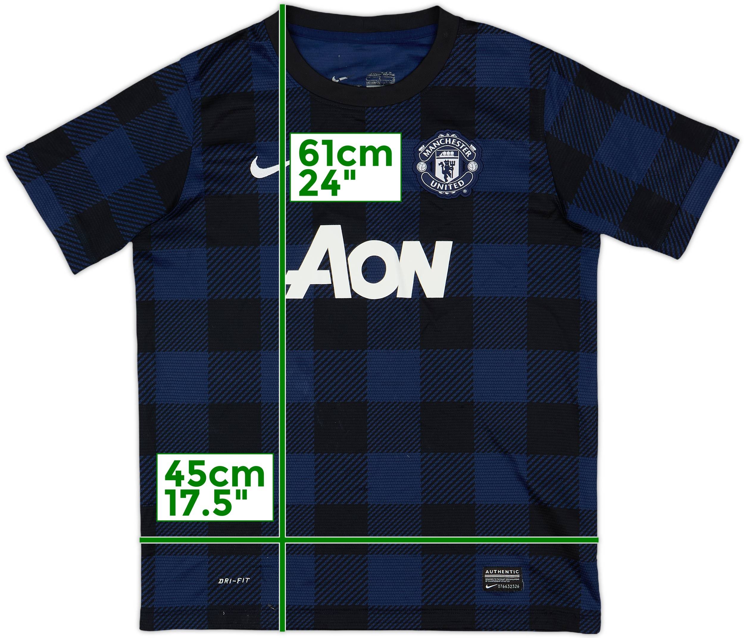 2013-14 Manchester United Away Shirt - 7/10 - (L.Boys)