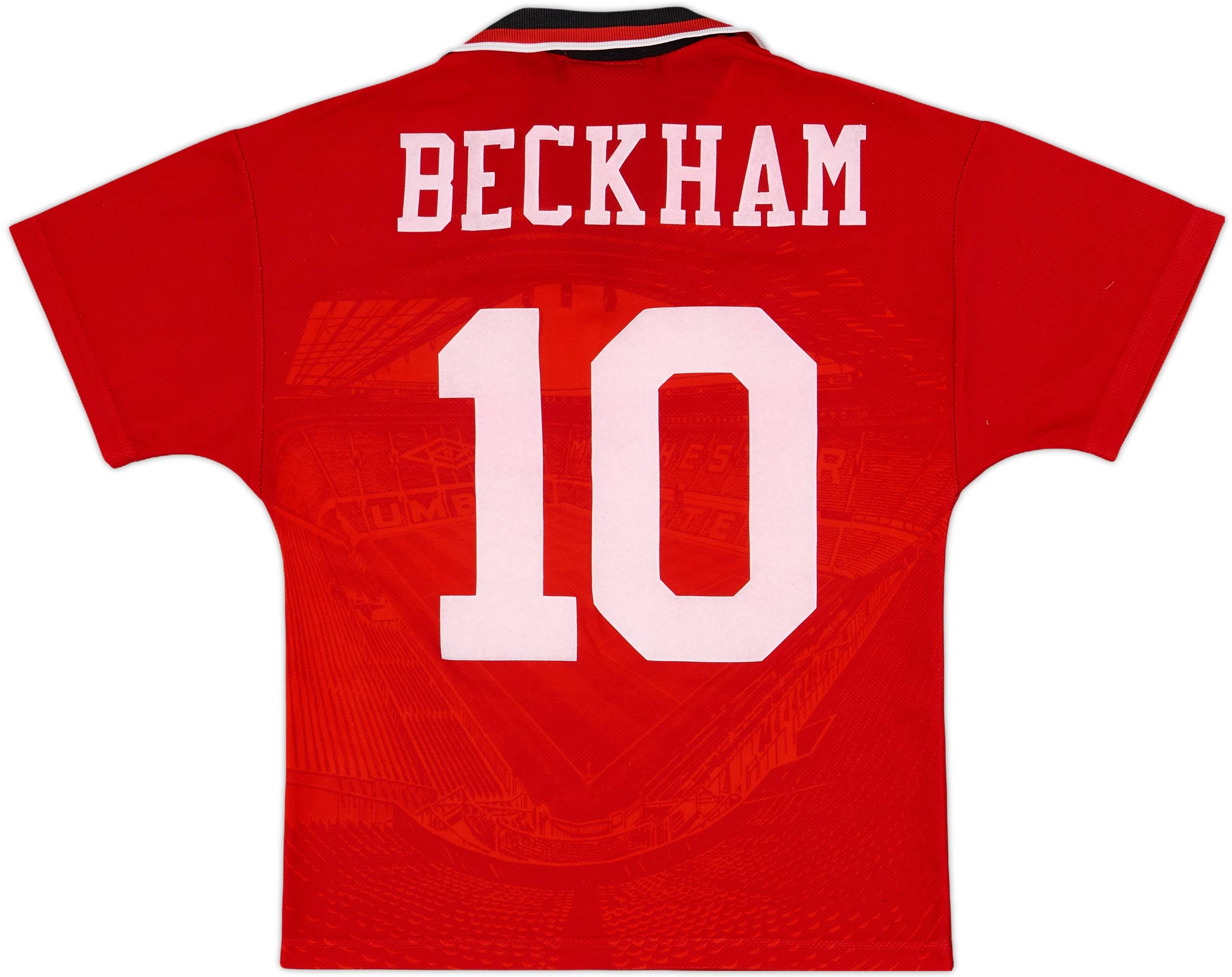 正規店仕入れの Beckham Shirt Home United Manchester 1994-96 #10 (L - 9/10 - ウェア