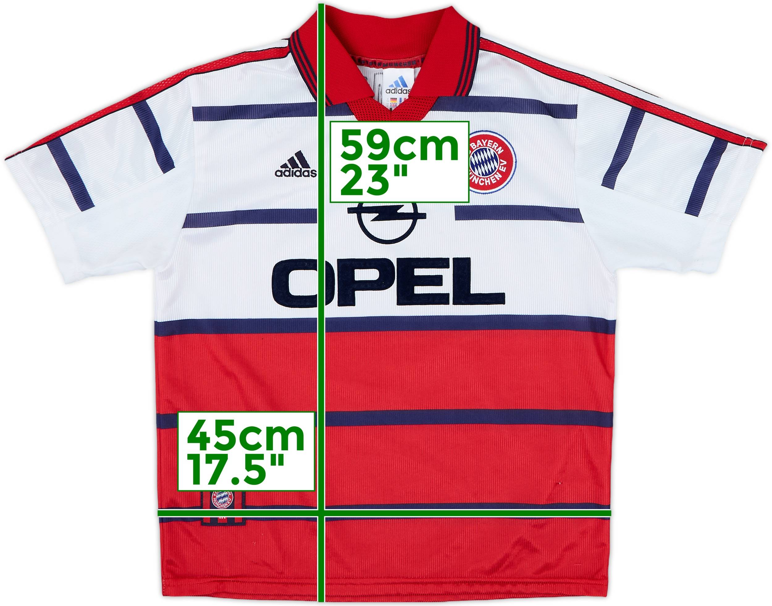 1998-00 Bayern Munich Away Shirt - 9/10 - (L.Boys)