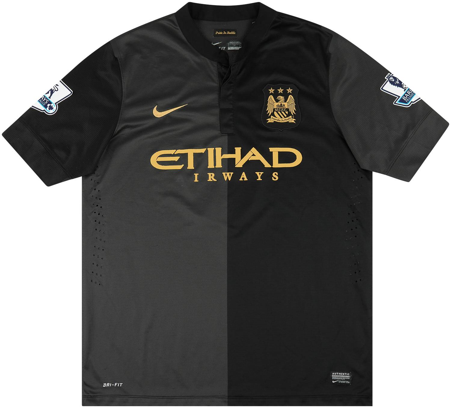マンチェスターシティ 13/14 away kit 2013-14 Manchester City Match Issue Away Shirt Lescott #6