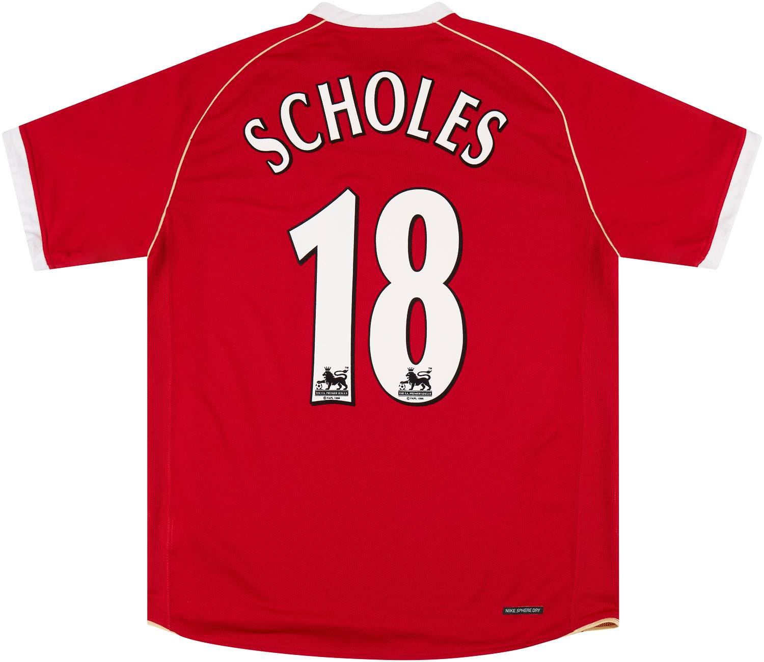 2006-07 Manchester United Home Shirt Scholes #18 (7/10) XXL