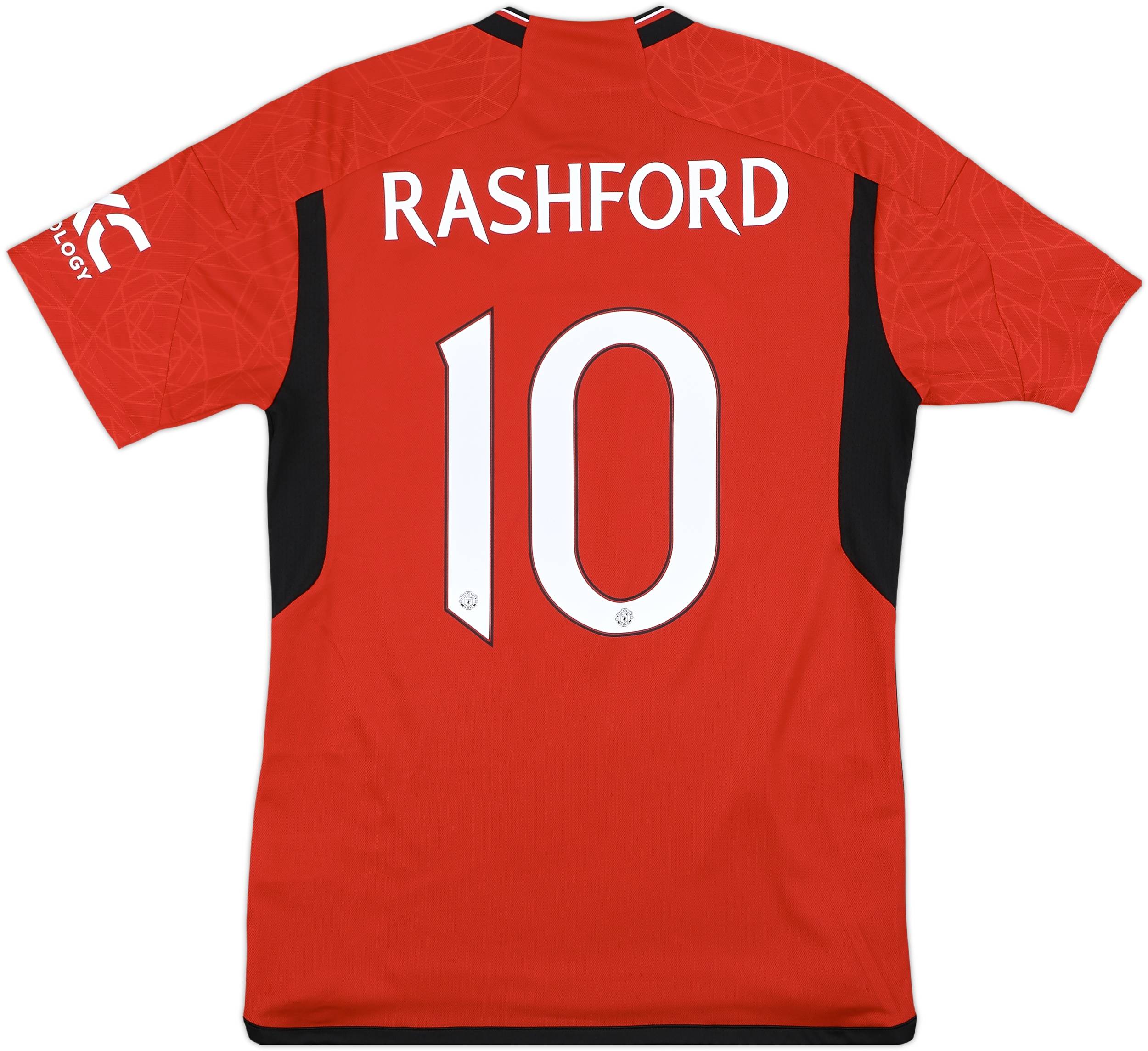 休日限定 - #10 Rashford Shirt Home United Manchester 2023-24 10/10 (M) - 応援グッズ