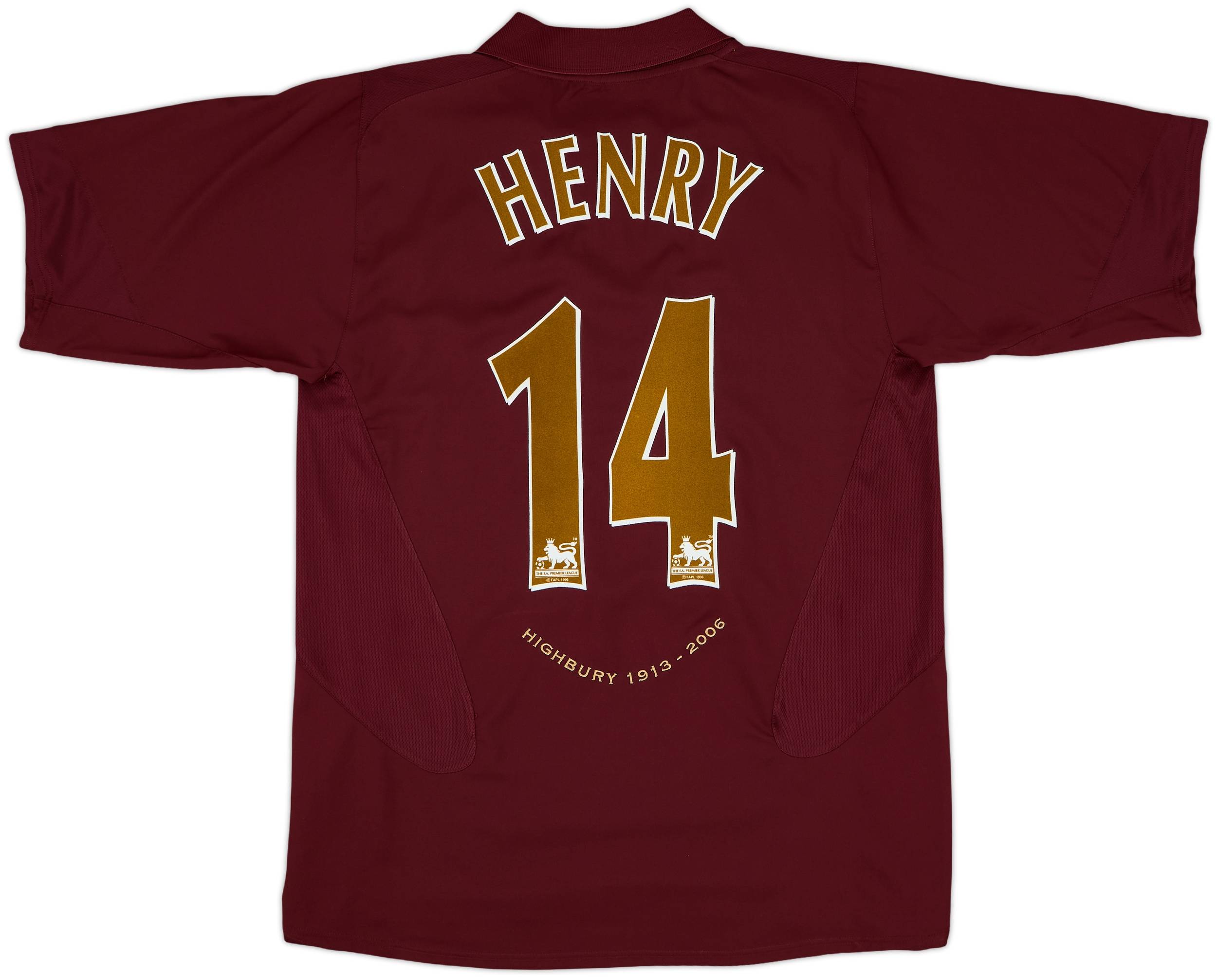 BNWT Arsenal Home Football Shirt 2005-06 Thierry Henry 14
