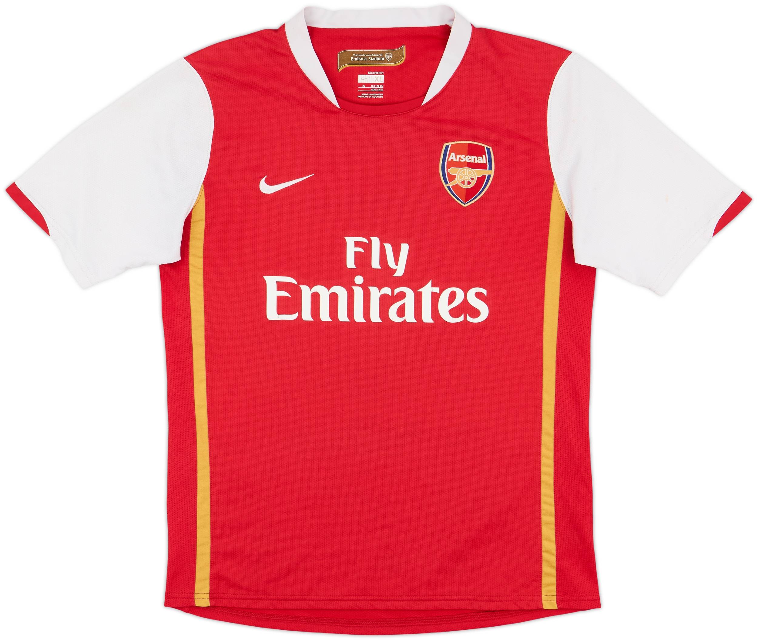 2006-08 Arsenal Home Shirt Rosicky #7 - 6/10 - (XL.Boys)