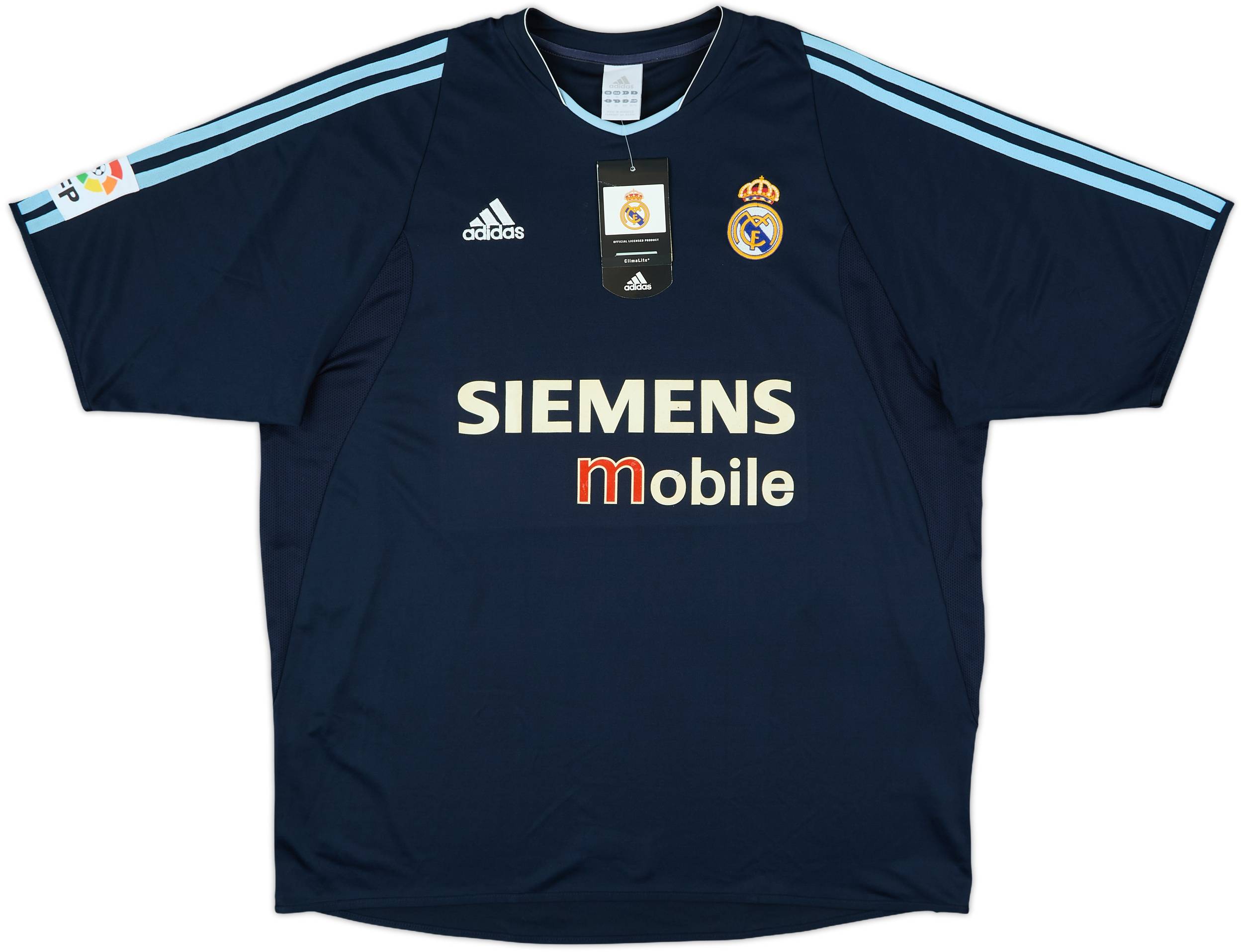 2003-04 Real Madrid Away L/S Shirt Beckham #23 - 10/10 - (XL)