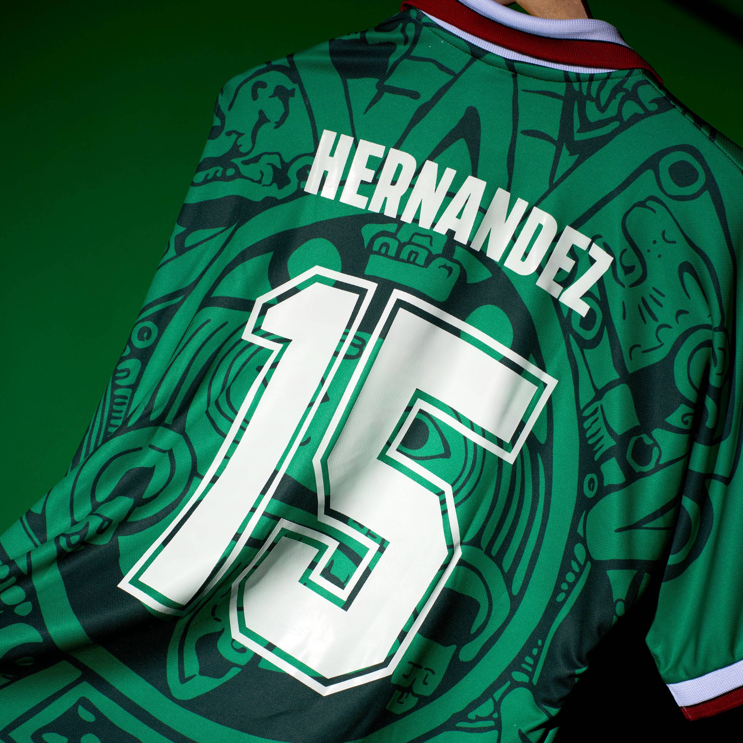 1998 Mexico ABA Sport Reissue Home Shirt Hernandez #15