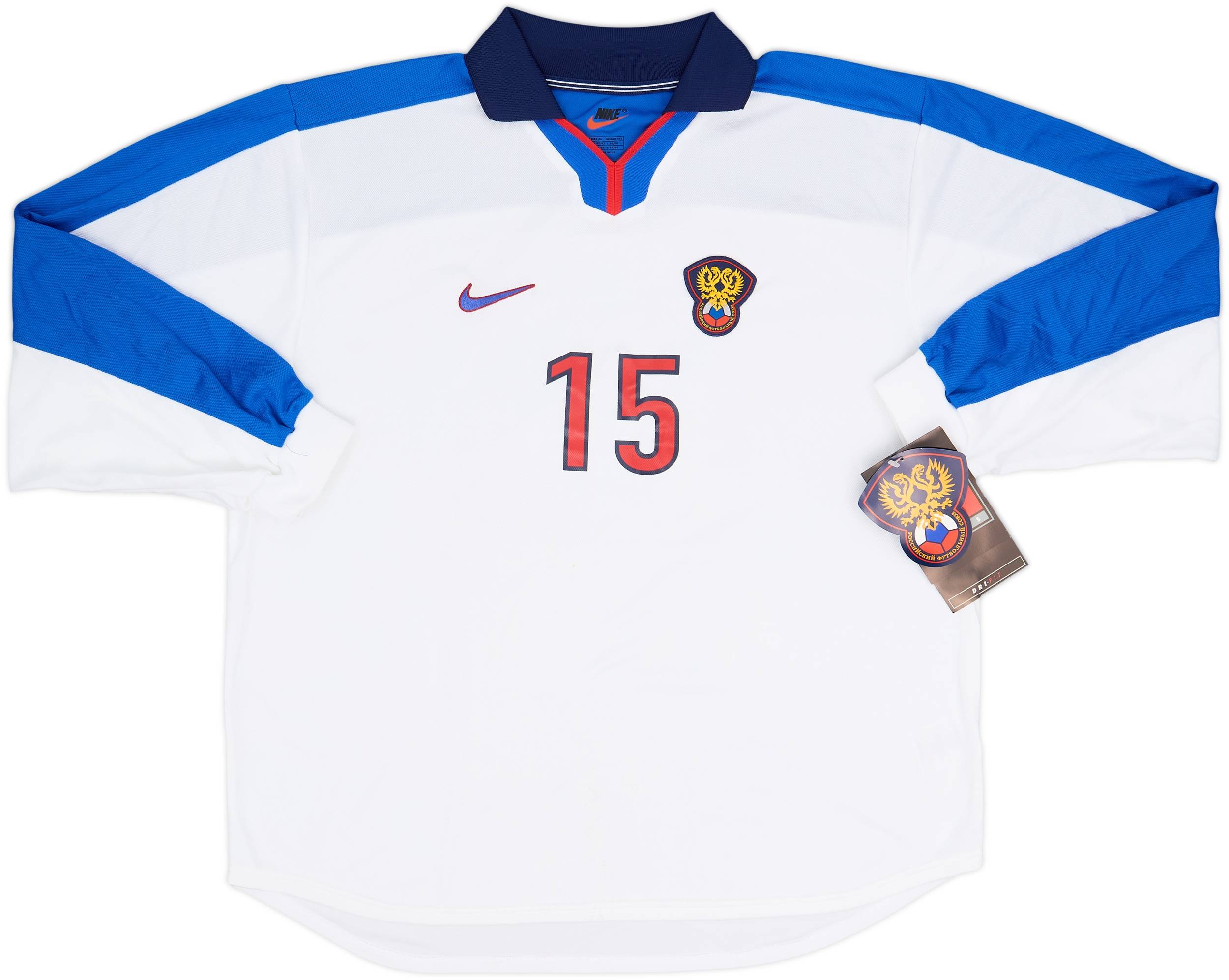 1998-00 Russia Player Issue Home L/S Shirt (XL)