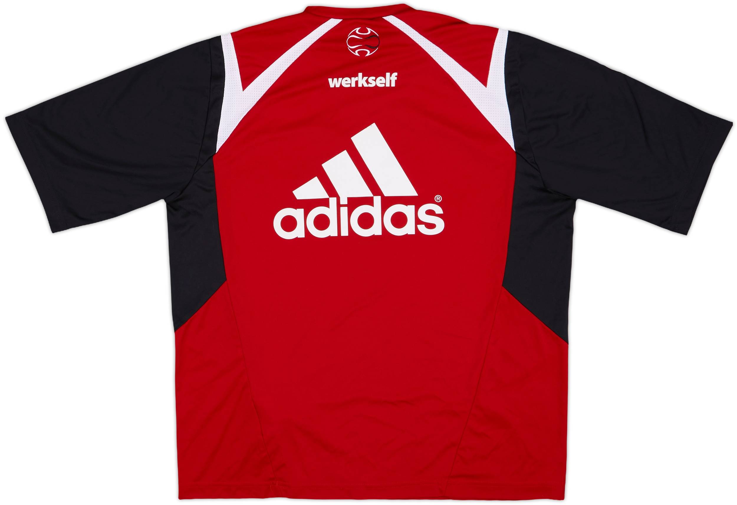 adidas Bayer Leverkusen オフィシャルトレーニングスーツ。 2007-08 Bayer Leverkusen Staff Issue adidas Training Shirt