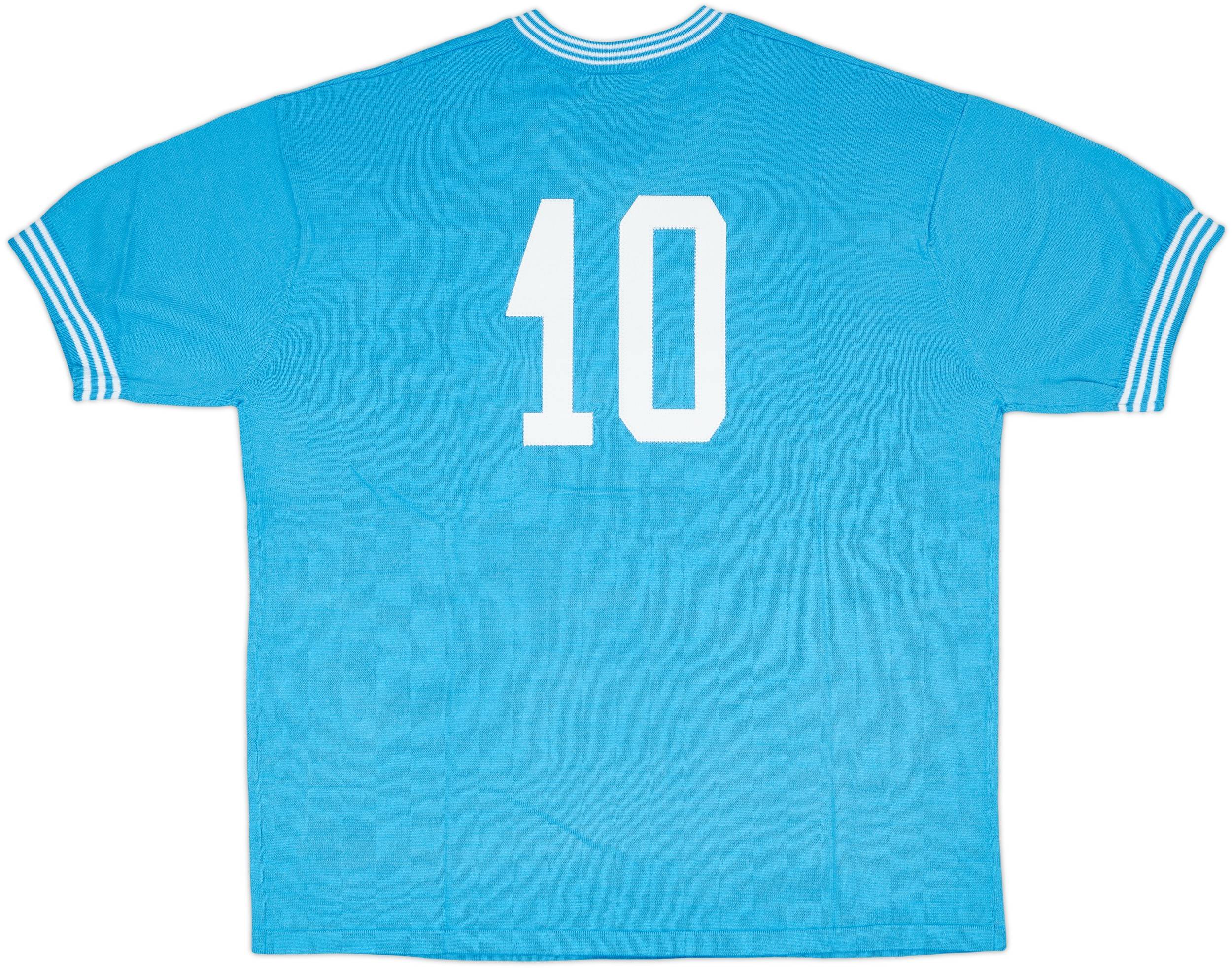リアル Linea Napoli 1984-85 Time (L) (Maradona) #10 Shirt Home Reissue ウェア