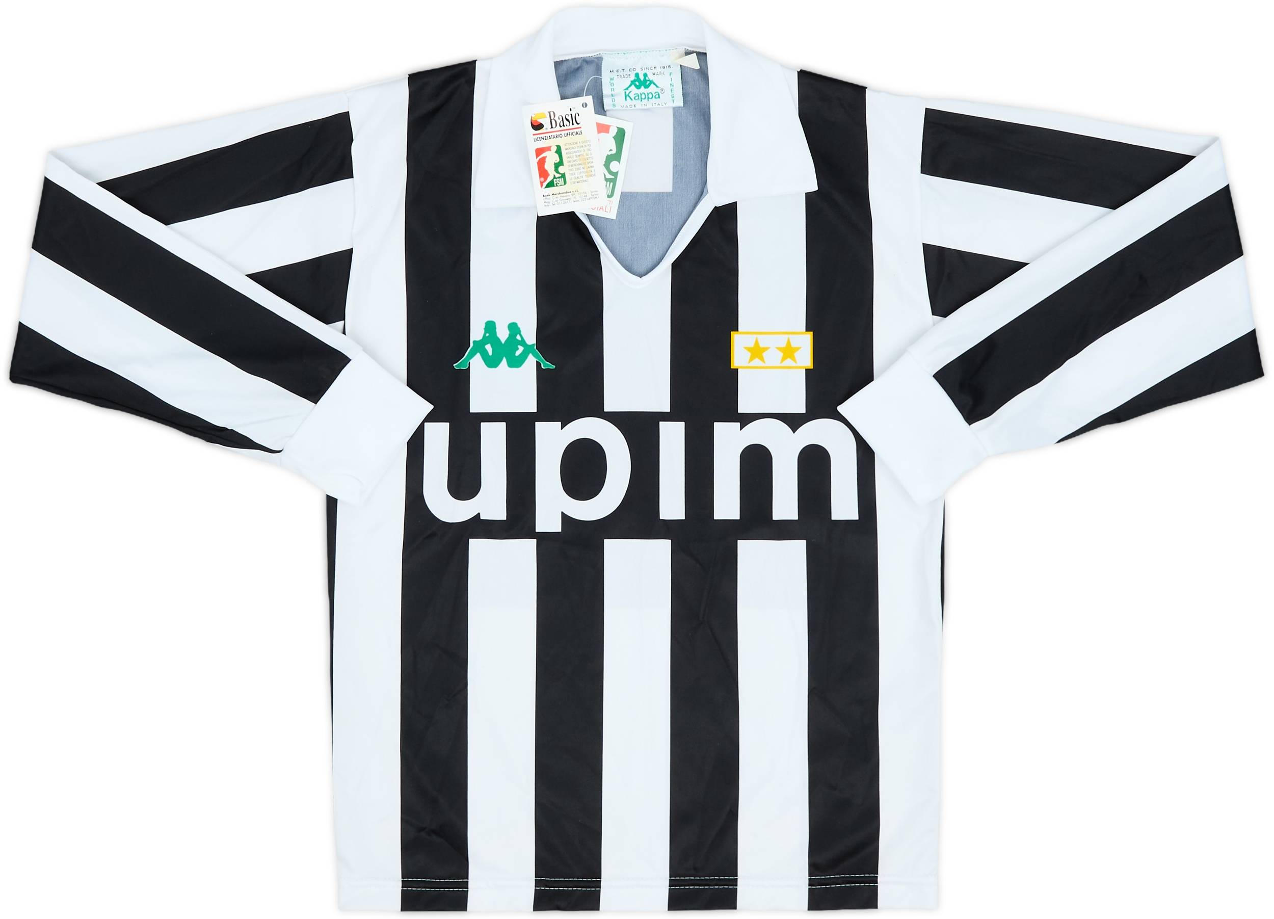 Kappa Juventus シャツ 1990-92 Juventus Basic Home Shirt and Shorts (S.Boys)