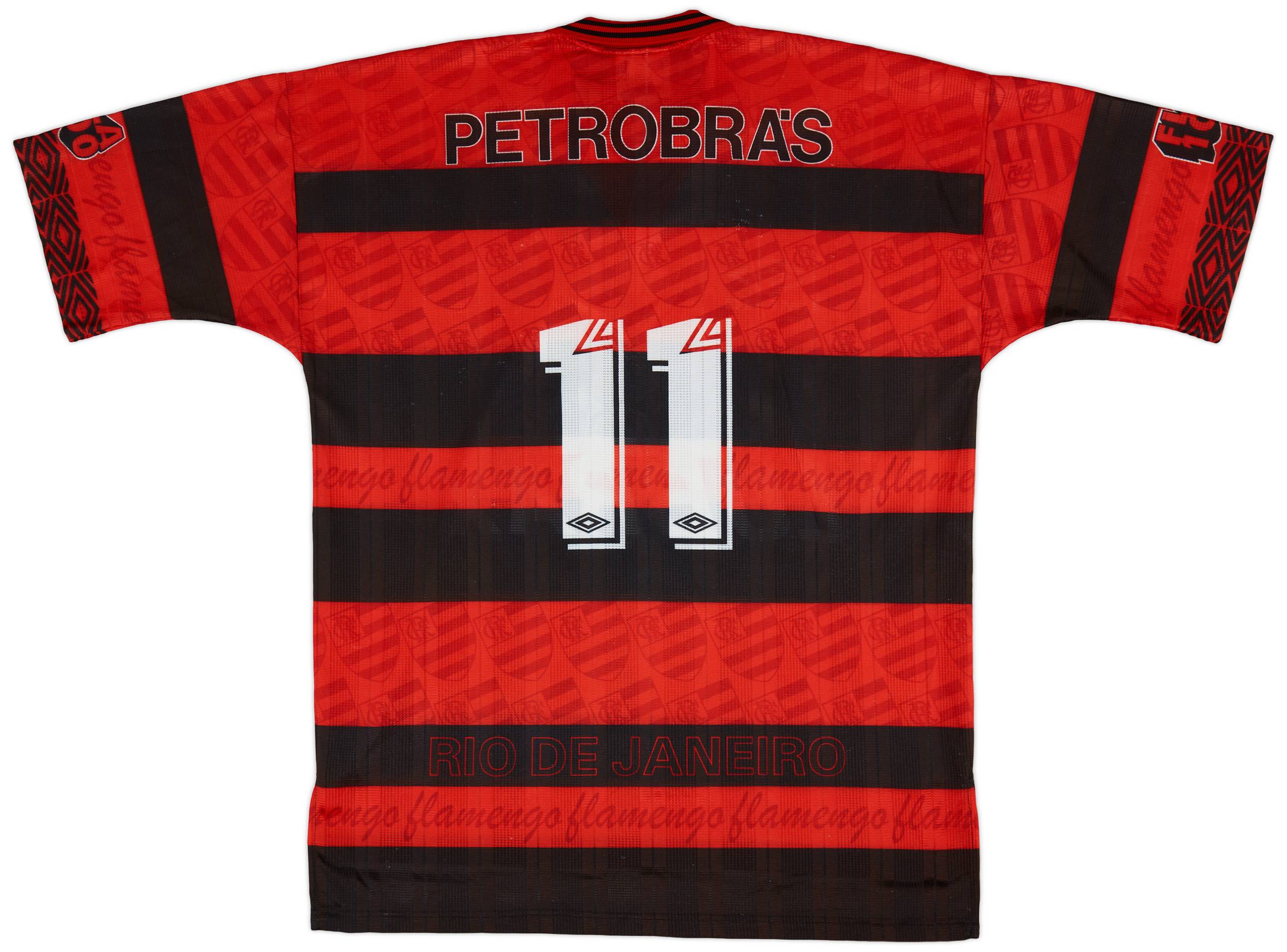1994-95 Flamengo Centenary Home Shirt #11 - 9/10 - (XL)