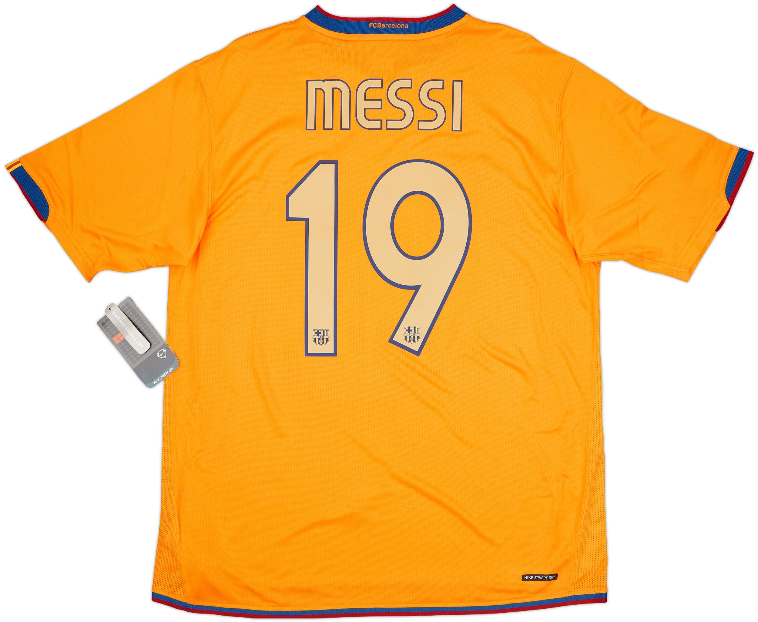 FC Barcelona Nike シャツ Messi 19 2006-08 Barcelona Away Shirt Messi #19 (L)