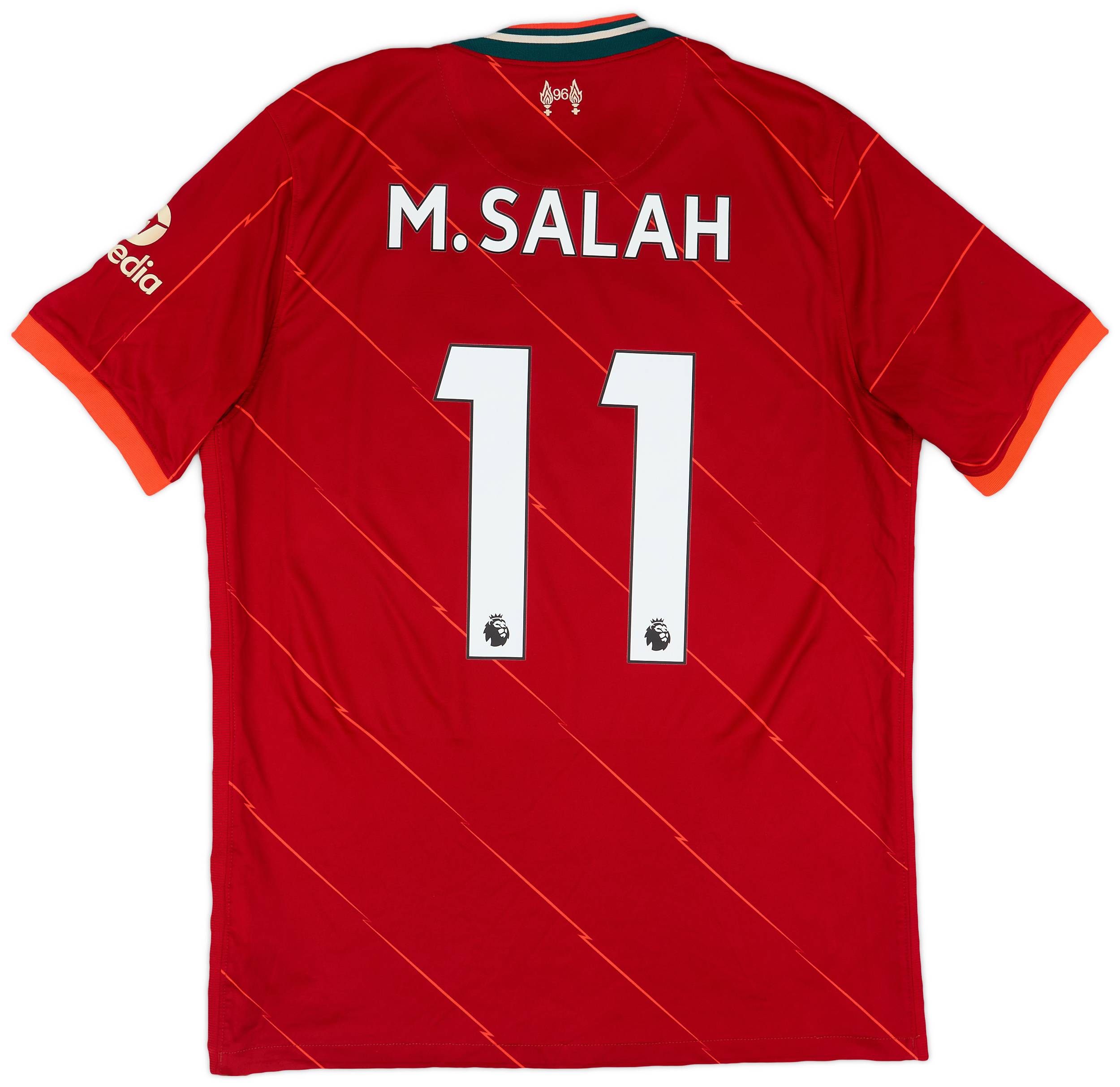 2021-22 Liverpool Home Shirt M.Salah #11 - 6/10 - (L)