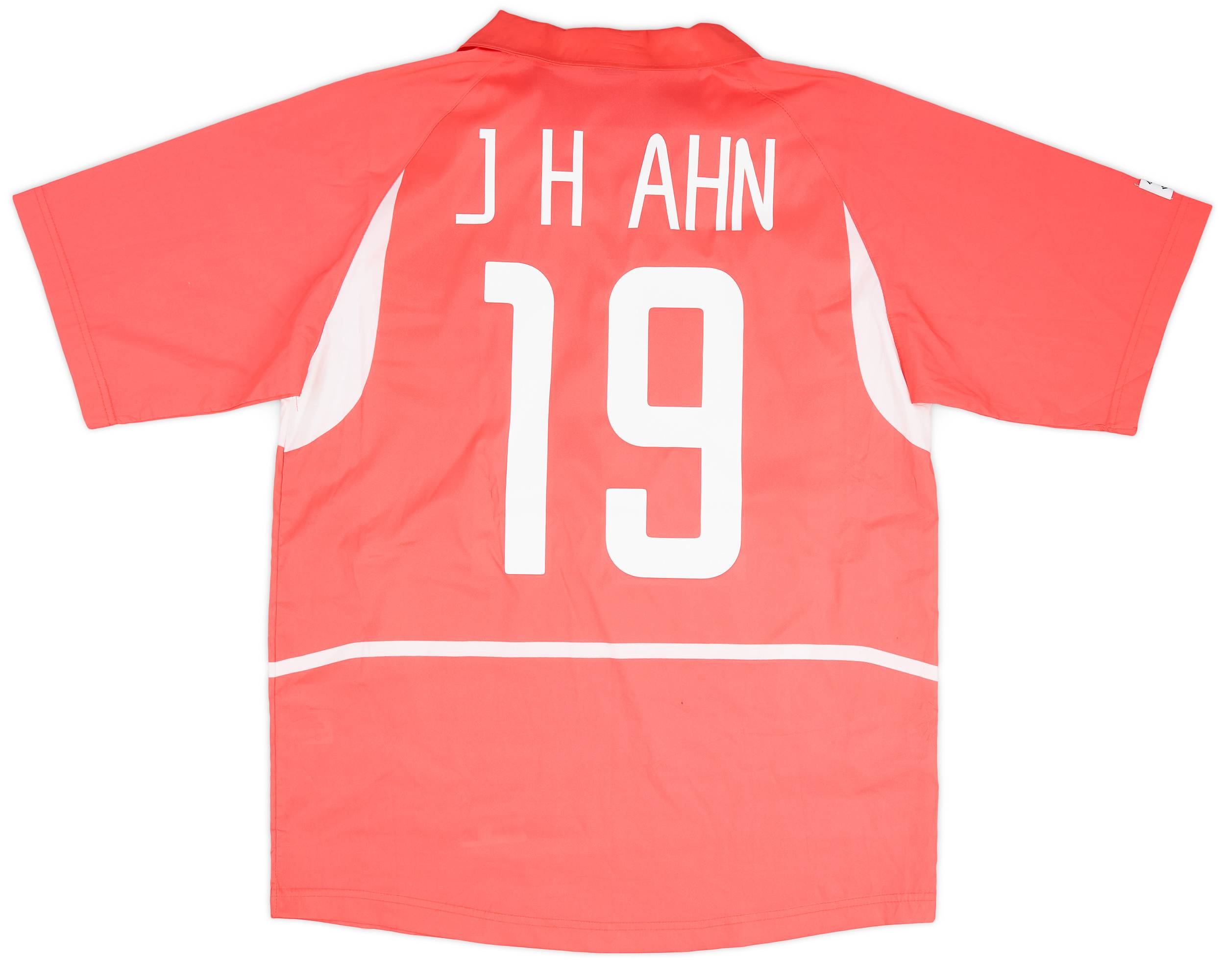 2002 03 South Korea Home Shirt J H Ahn 19 8 10 M 2002-03-south-korea-home-shirt-j-h-ahn-19-8-10-m