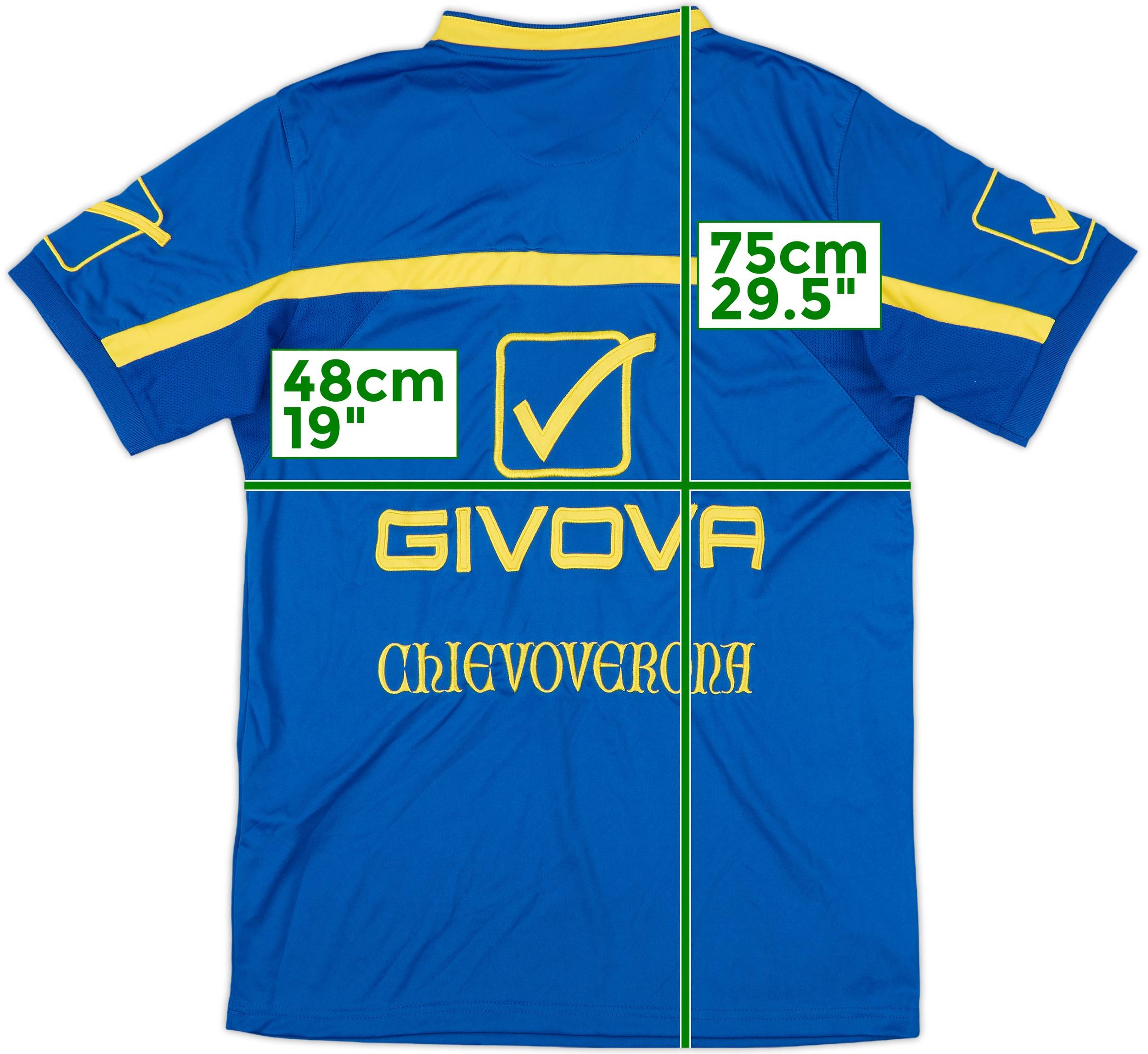Maillot Givova Chievo Vérone Extérieur - Homme - Taille M/L - Neuf Avec étiquettes